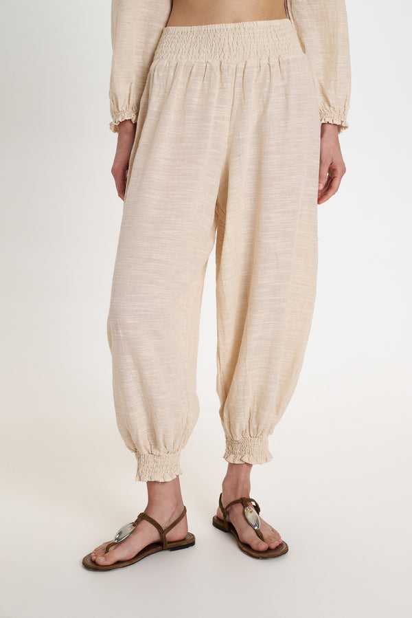 Gauze Blouse - Brown