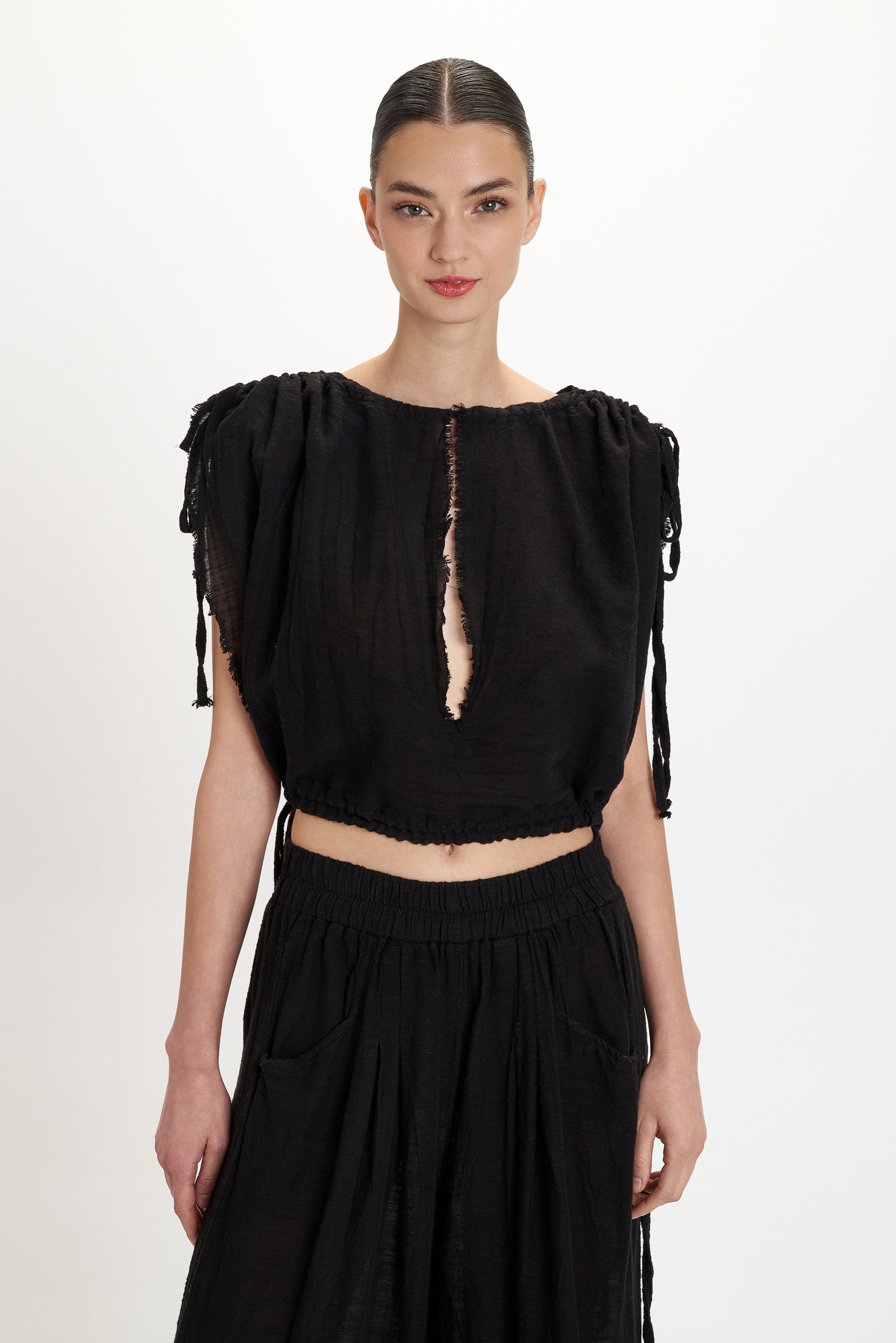 Keyhole Top Butter Butter front view