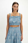 Crop Top Pink Pink front view