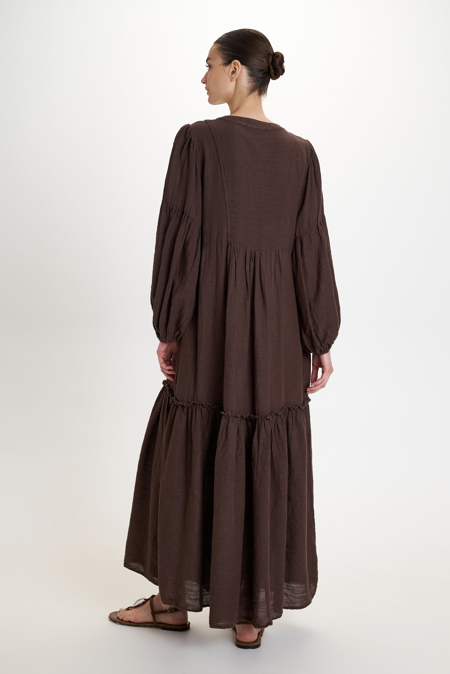 Tiered Dress Papaya Papaya view 3