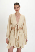 Gauze Skort - Butter