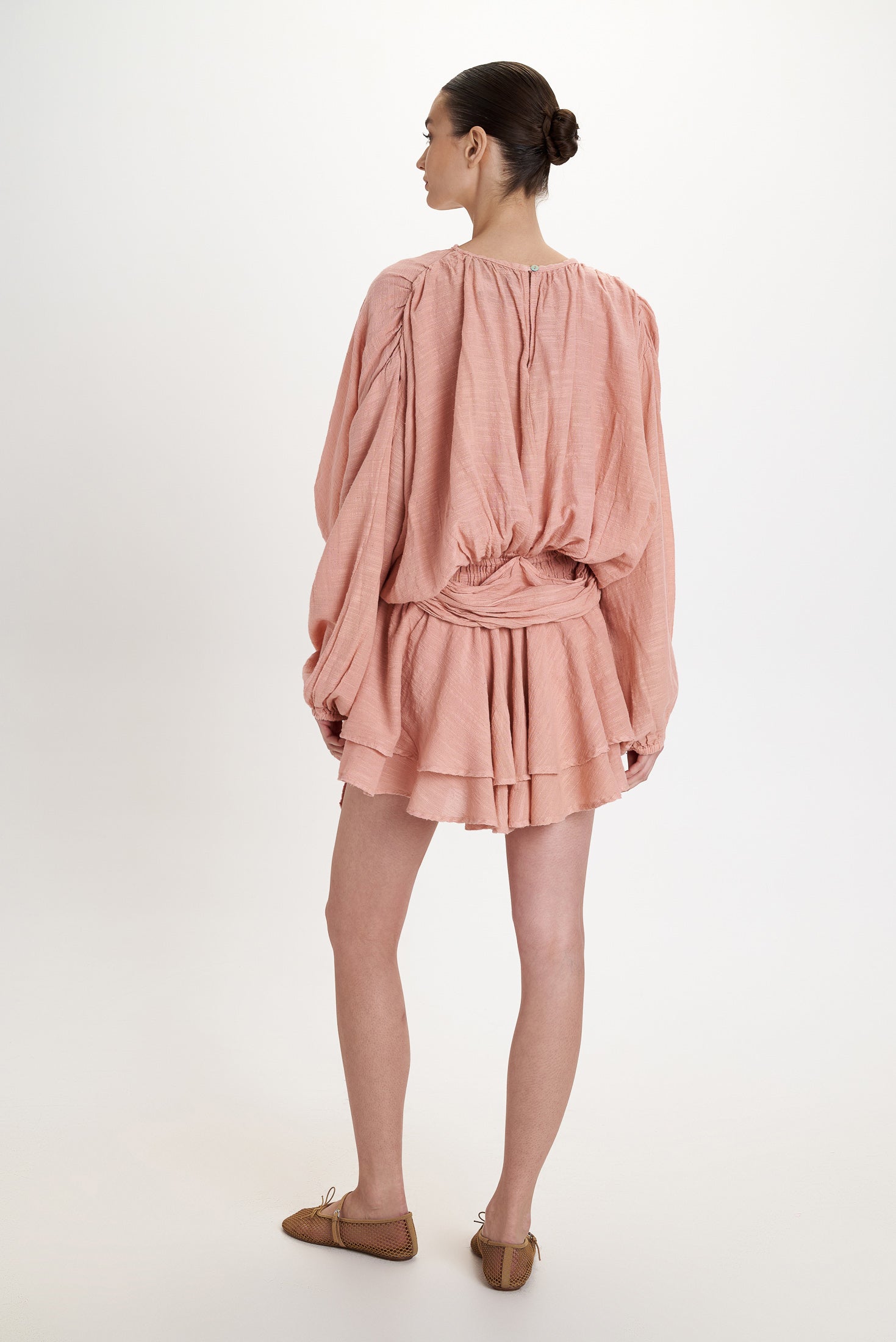 Ruffle Dress Papaya Papaya view 3