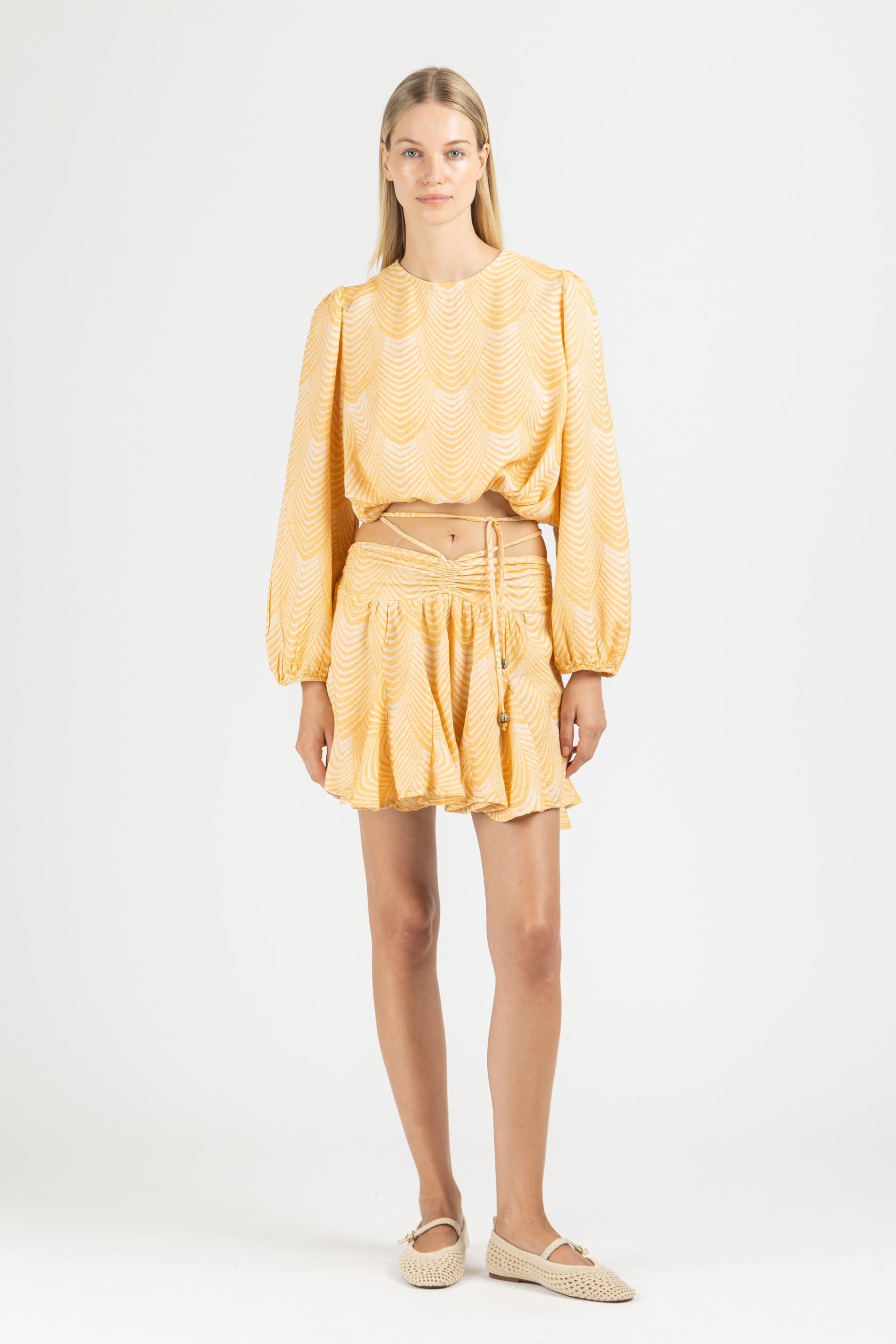 JACQUARD BLOUSE