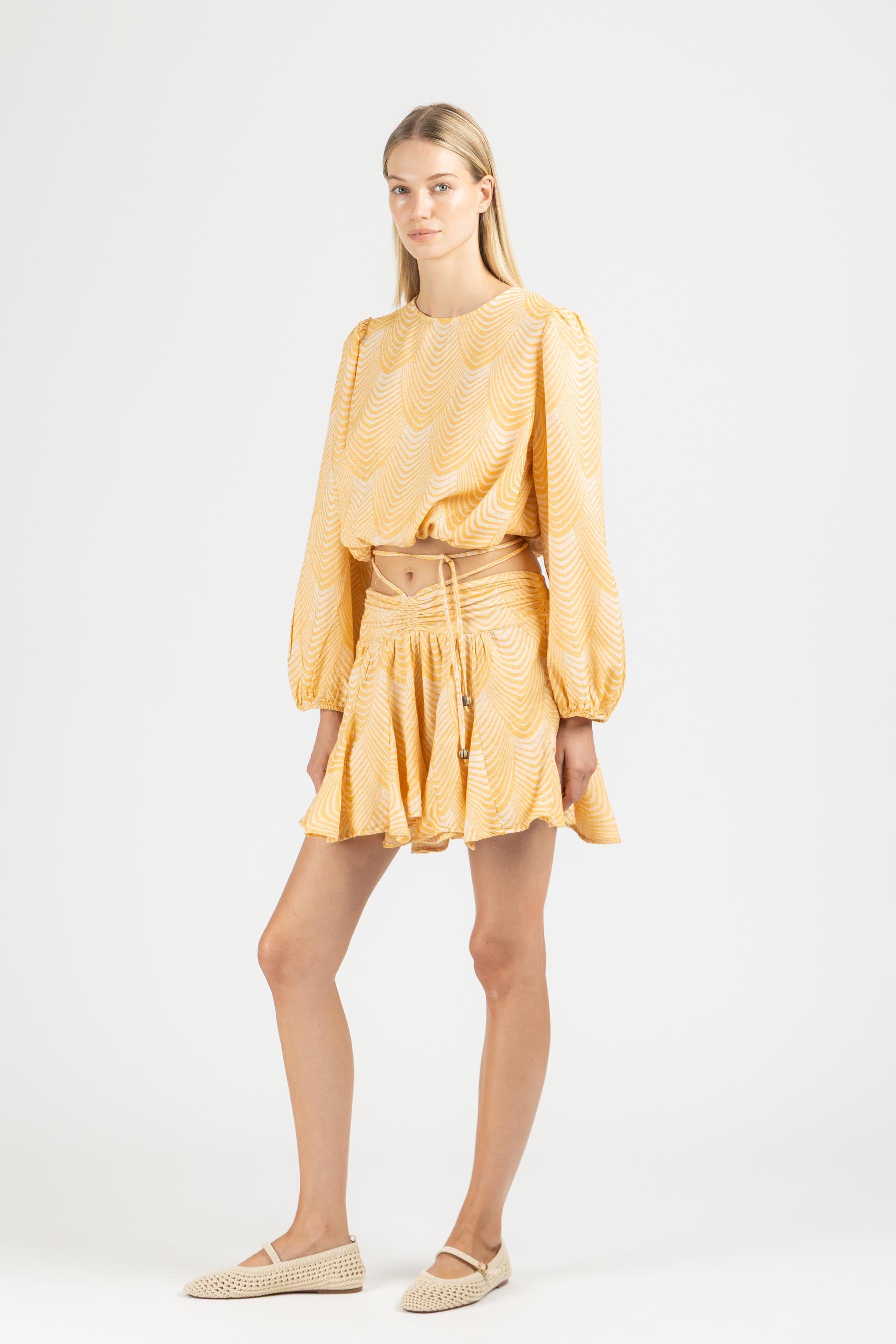 JACQUARD BLOUSE