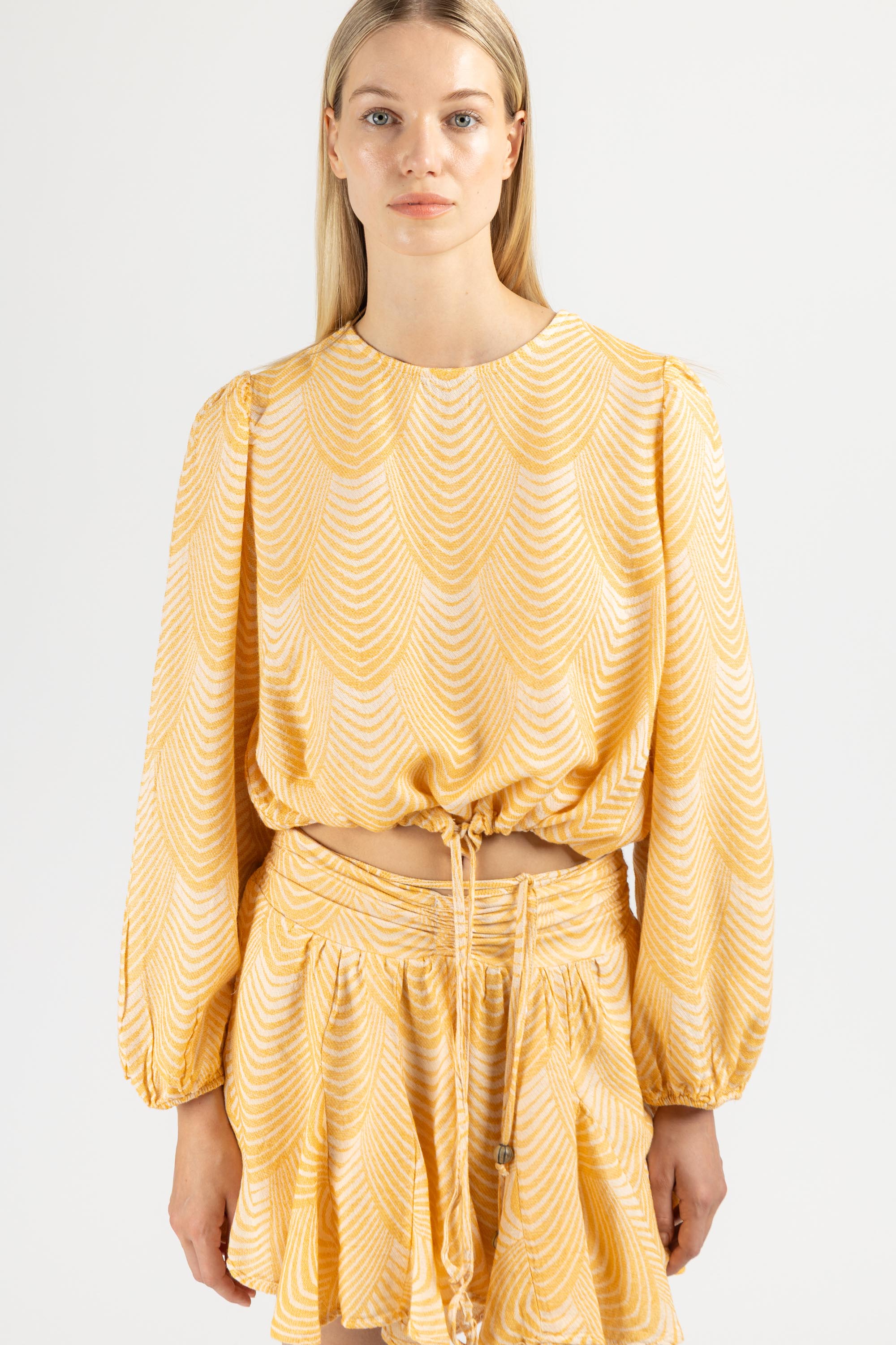 JACQUARD BLOUSE
