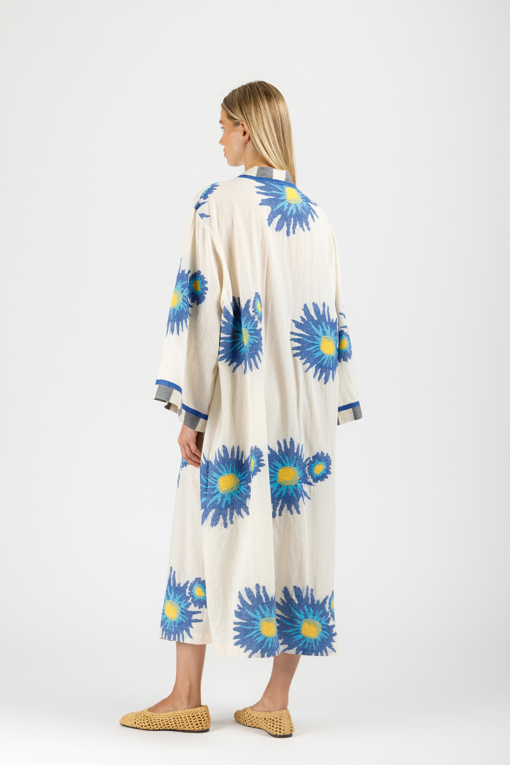 JACQUARD DRESS WITH BUTTONS