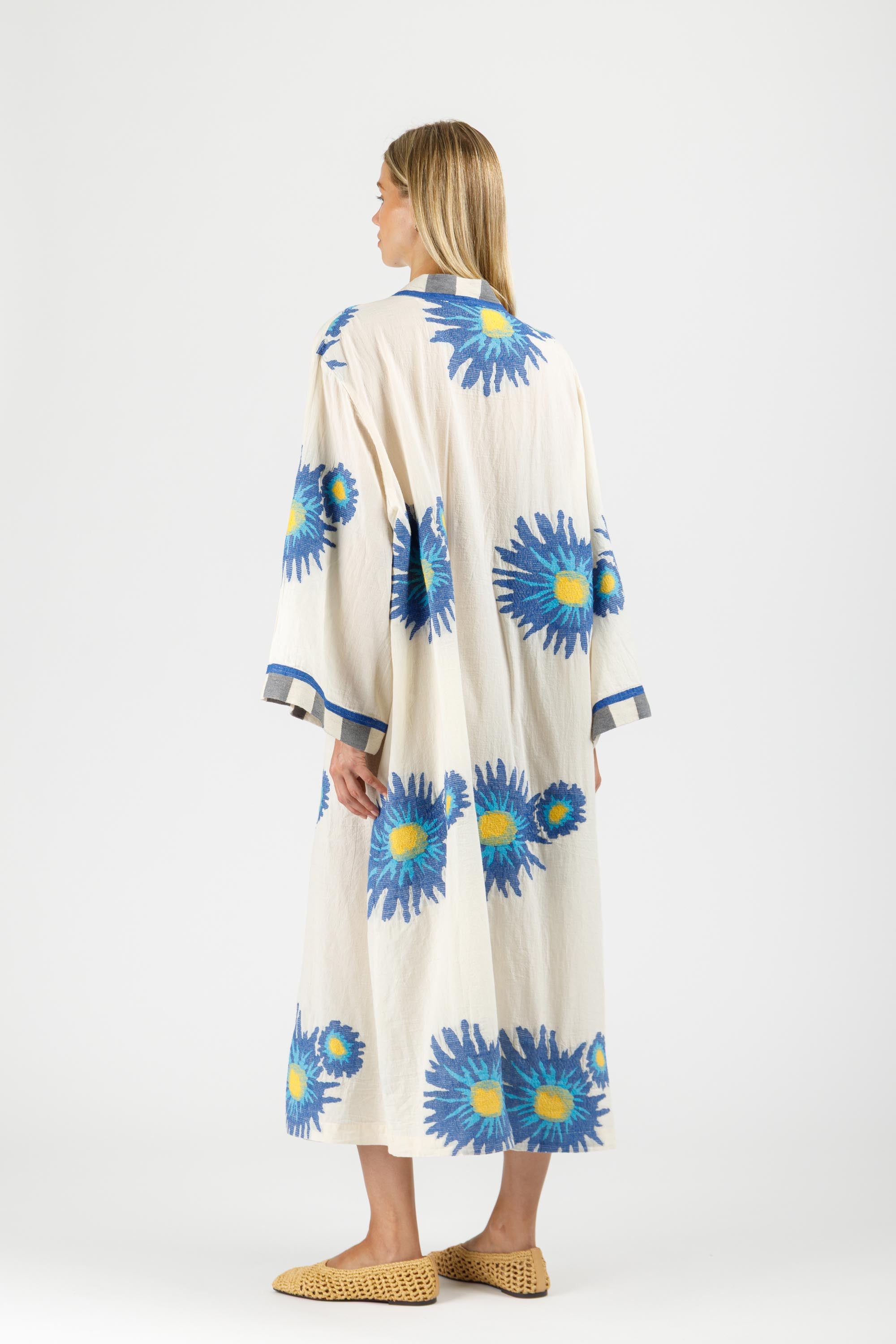 JACQUARD DRESS WITH BUTTONS