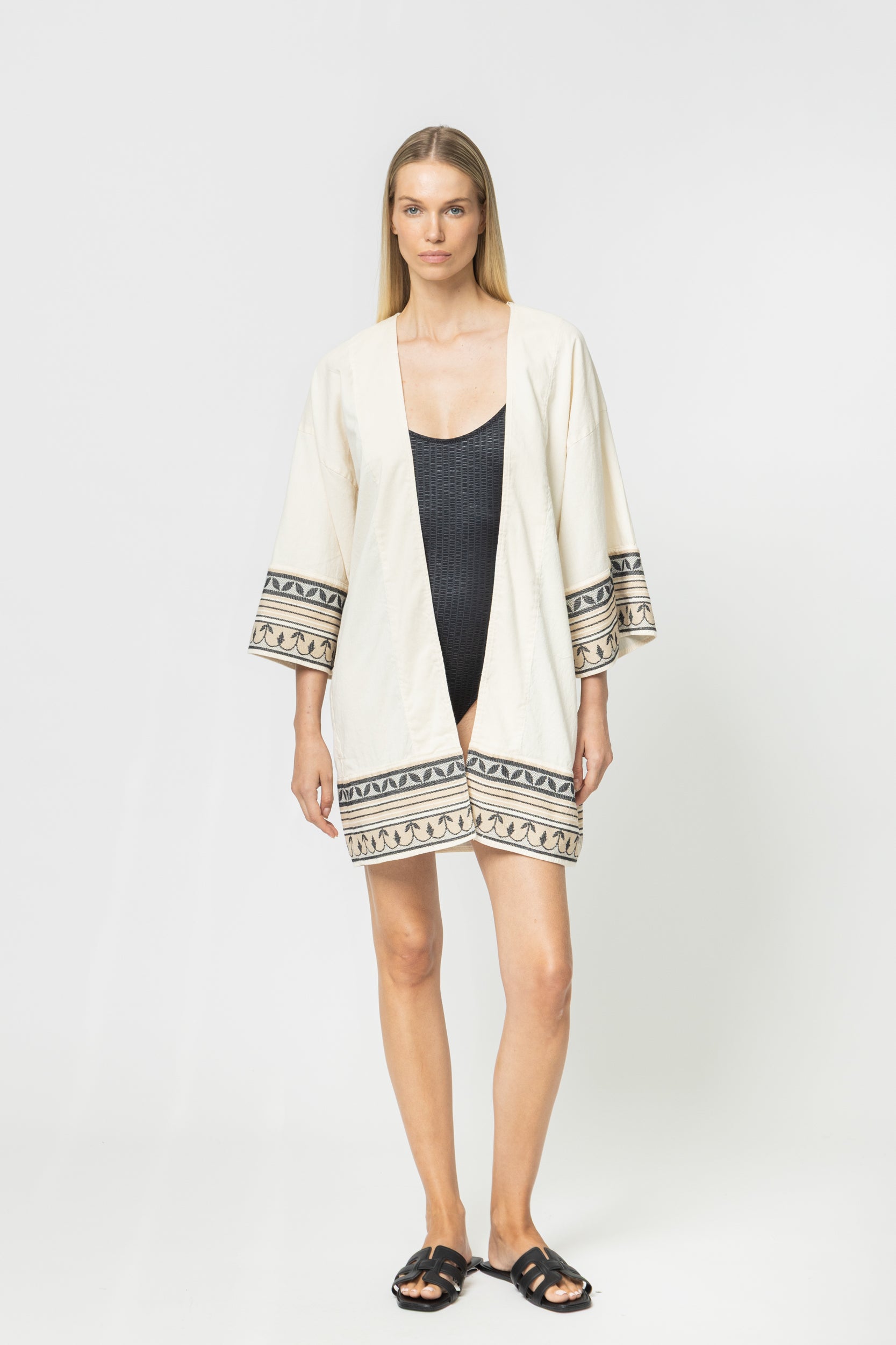 JACQUARD KIMONO
