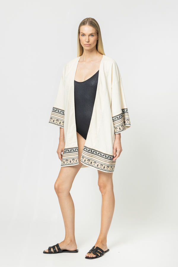 JACQUARD KIMONO