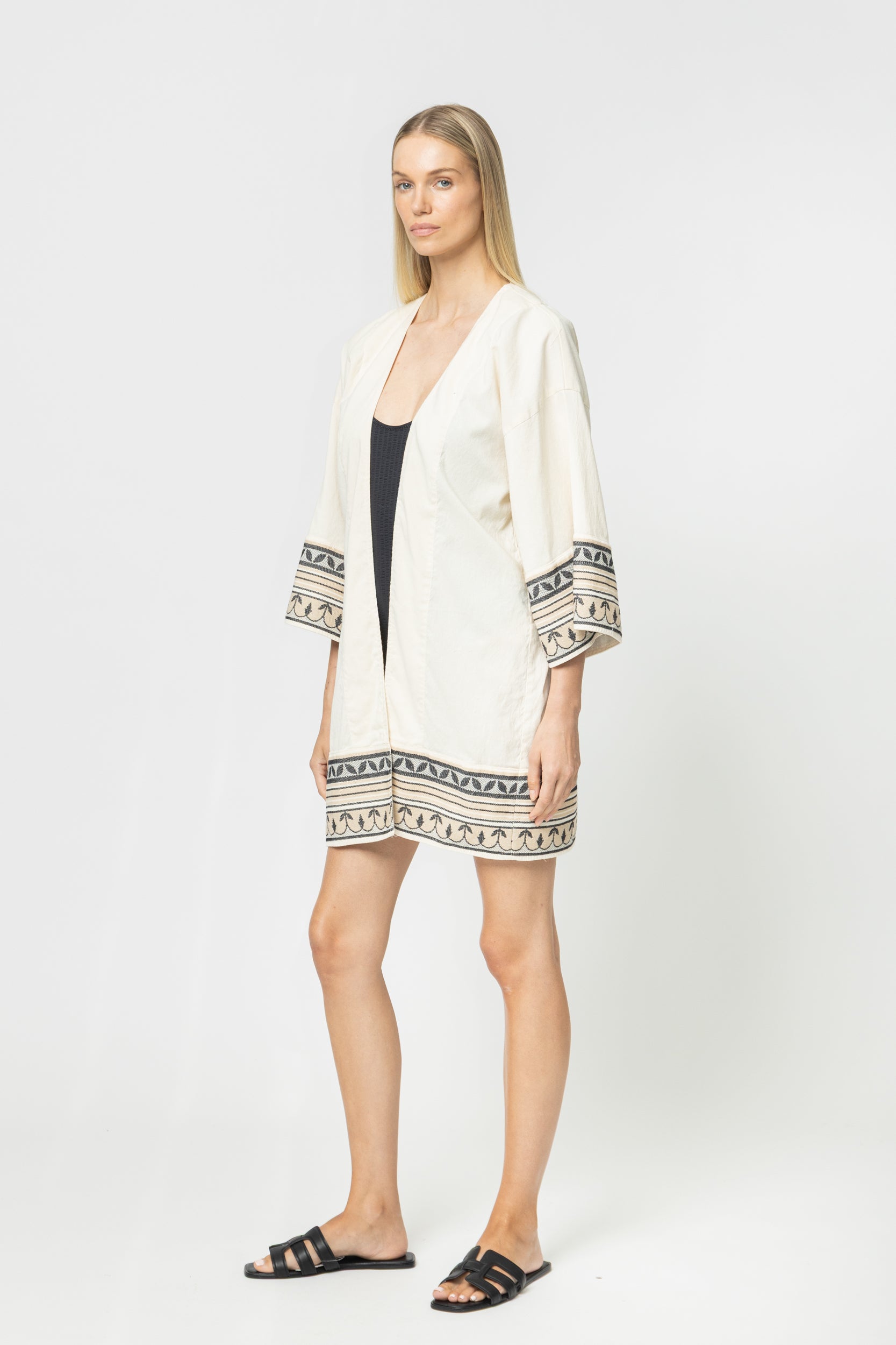 JACQUARD KIMONO
