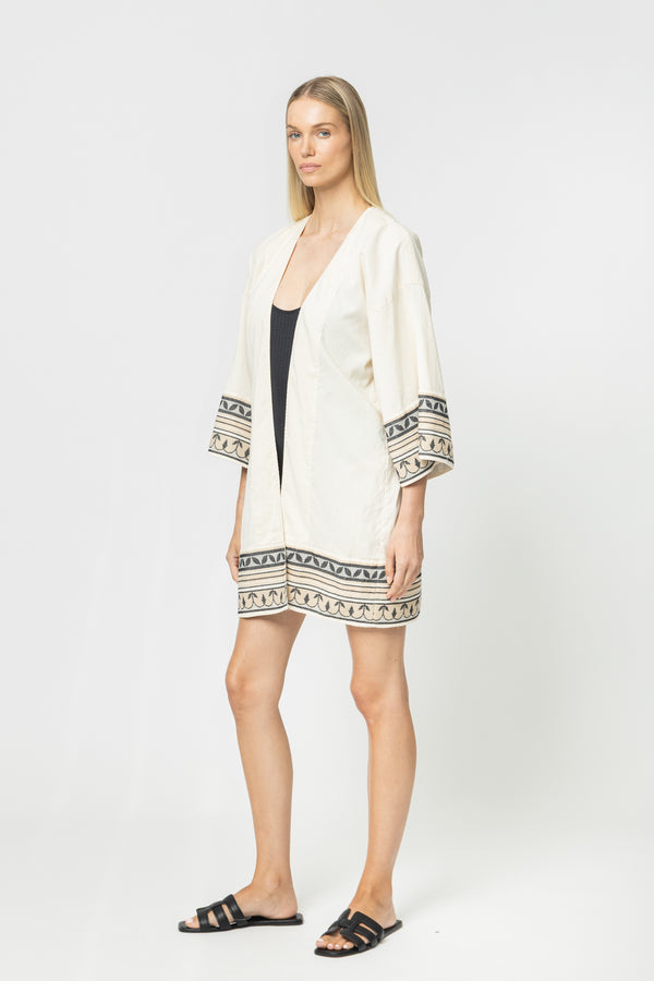 JACQUARD KIMONO