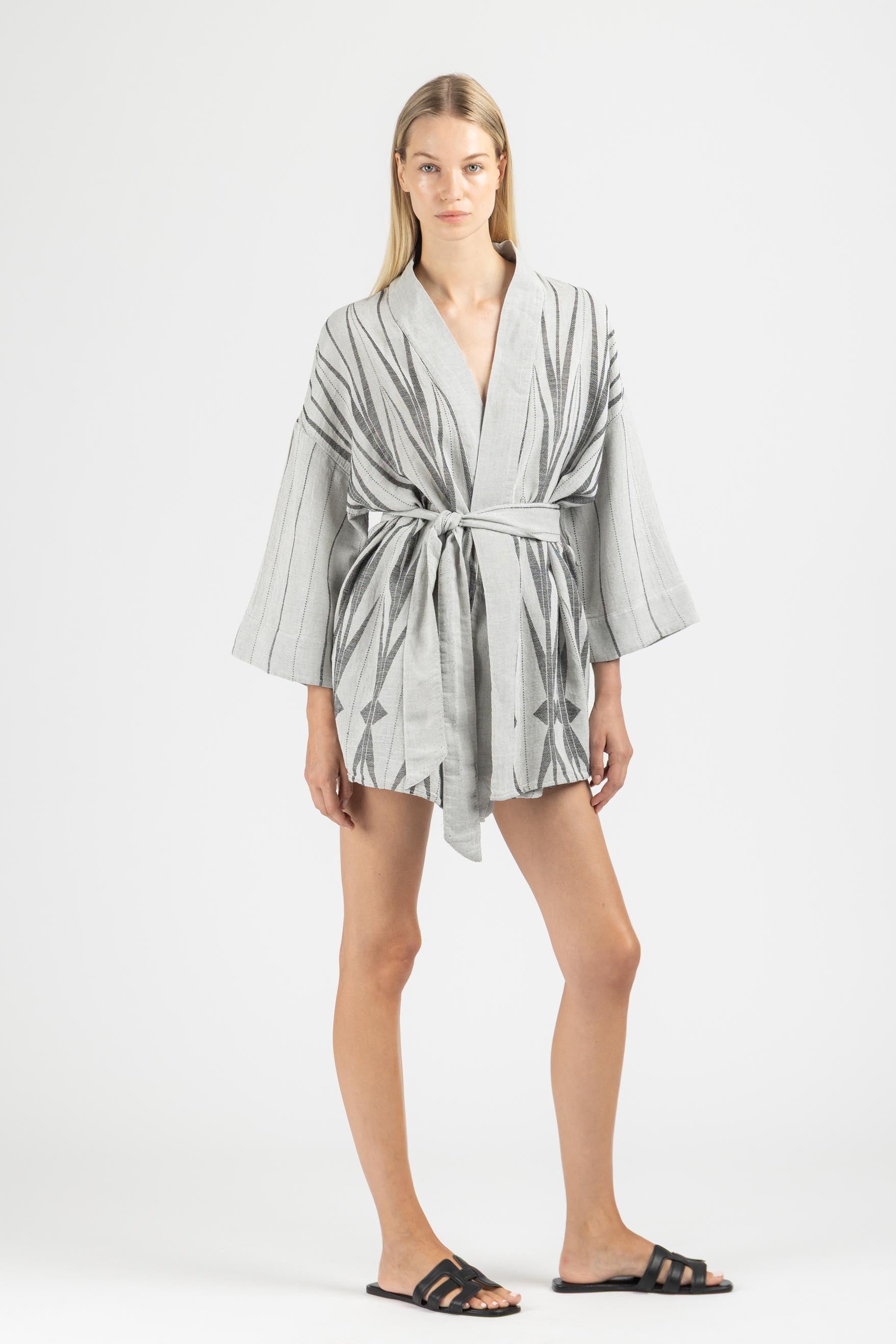 JACQUARD KIMONO