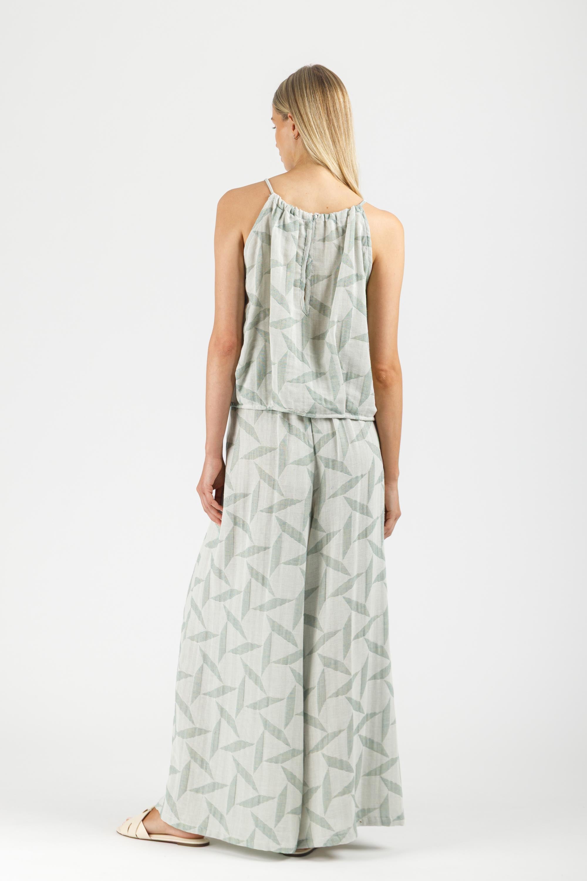 JACQUARD LOOSE PANTS