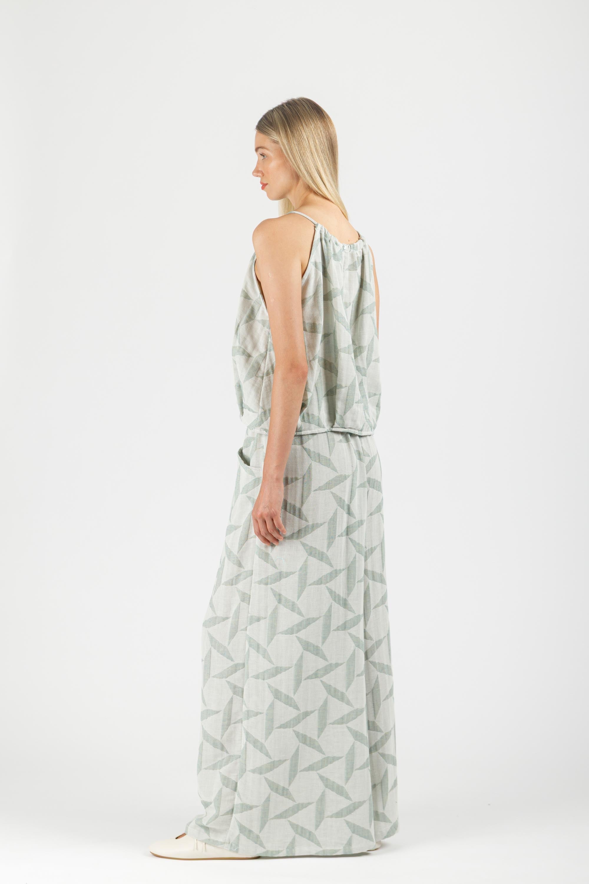 JACQUARD LOOSE PANTS