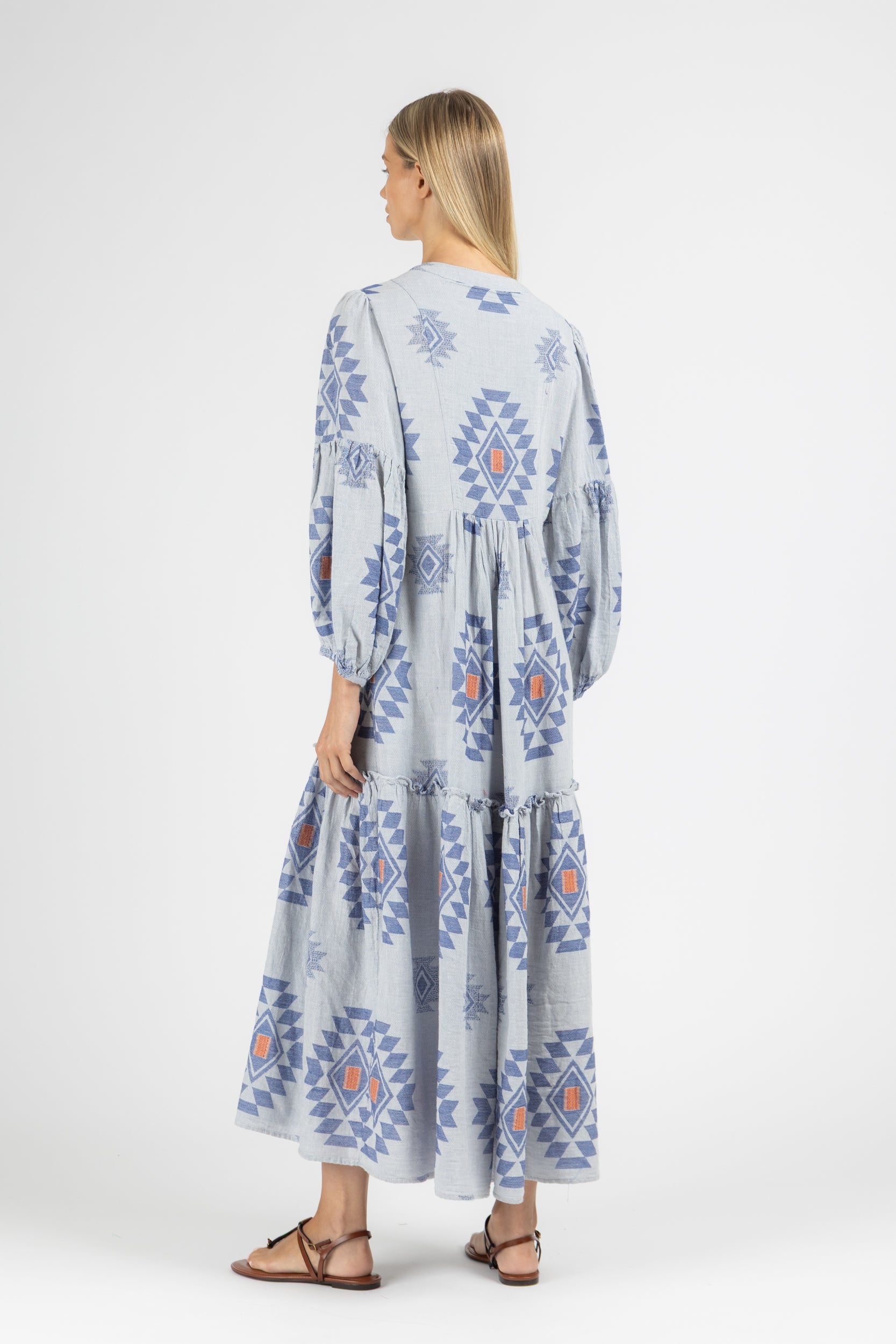 JACQUARD MAXI DRESS
