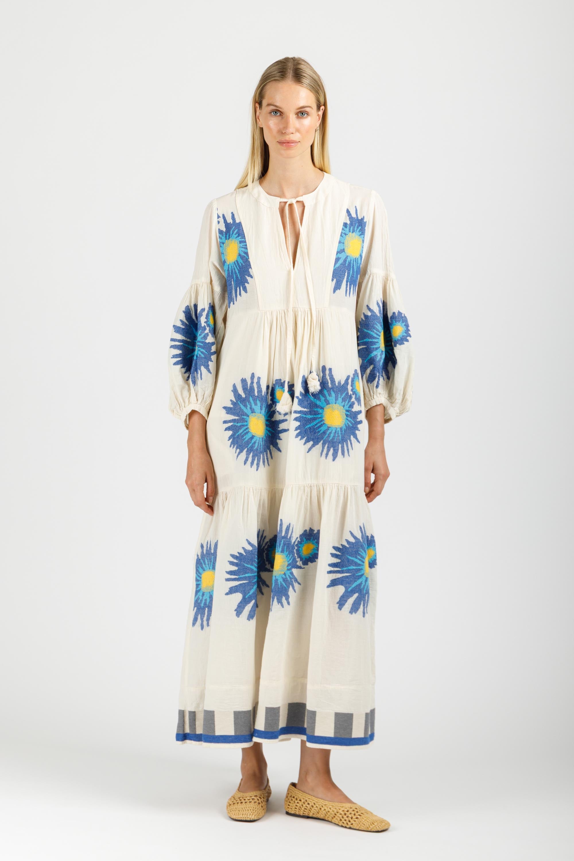 JACQUARD MAXI DRESS