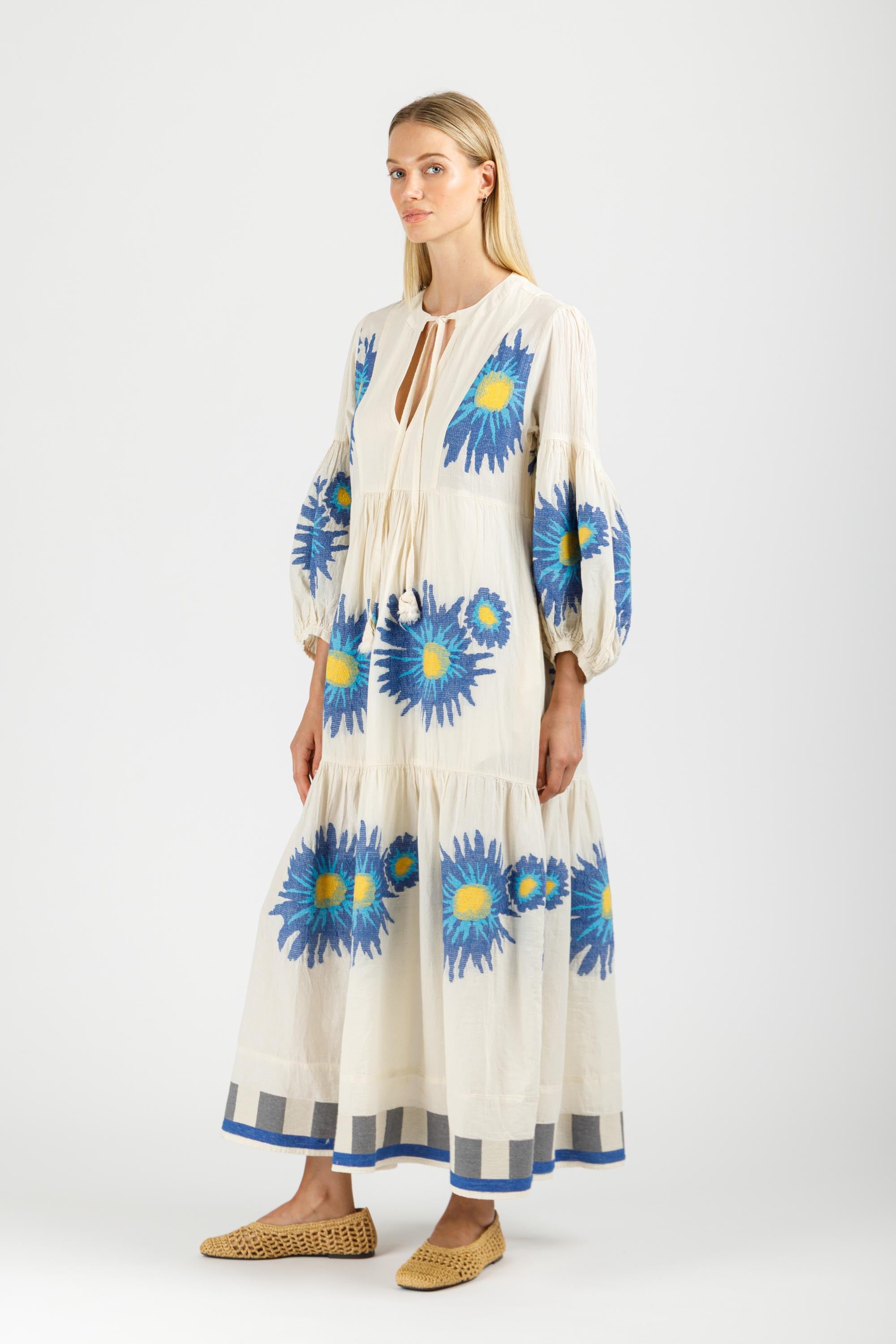 JACQUARD MAXI DRESS