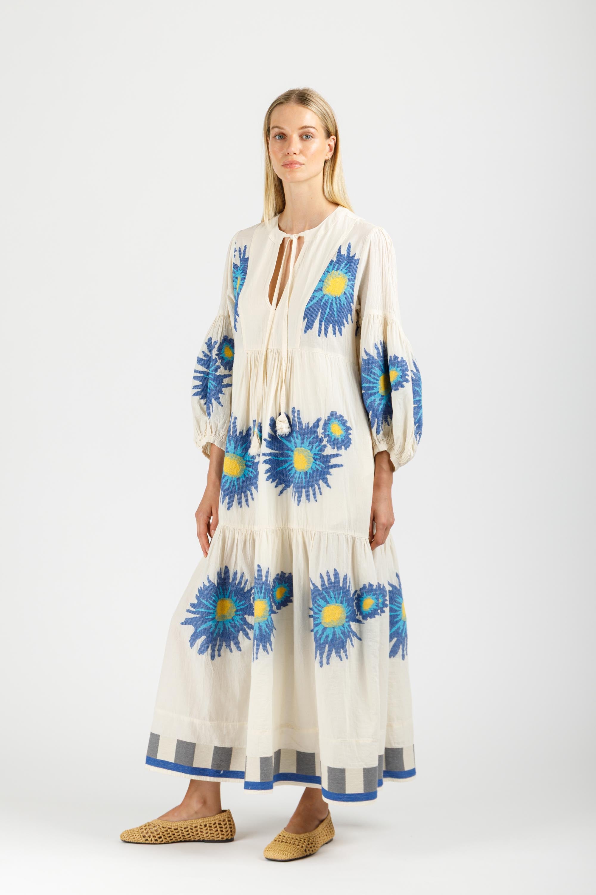 JACQUARD MAXI DRESS