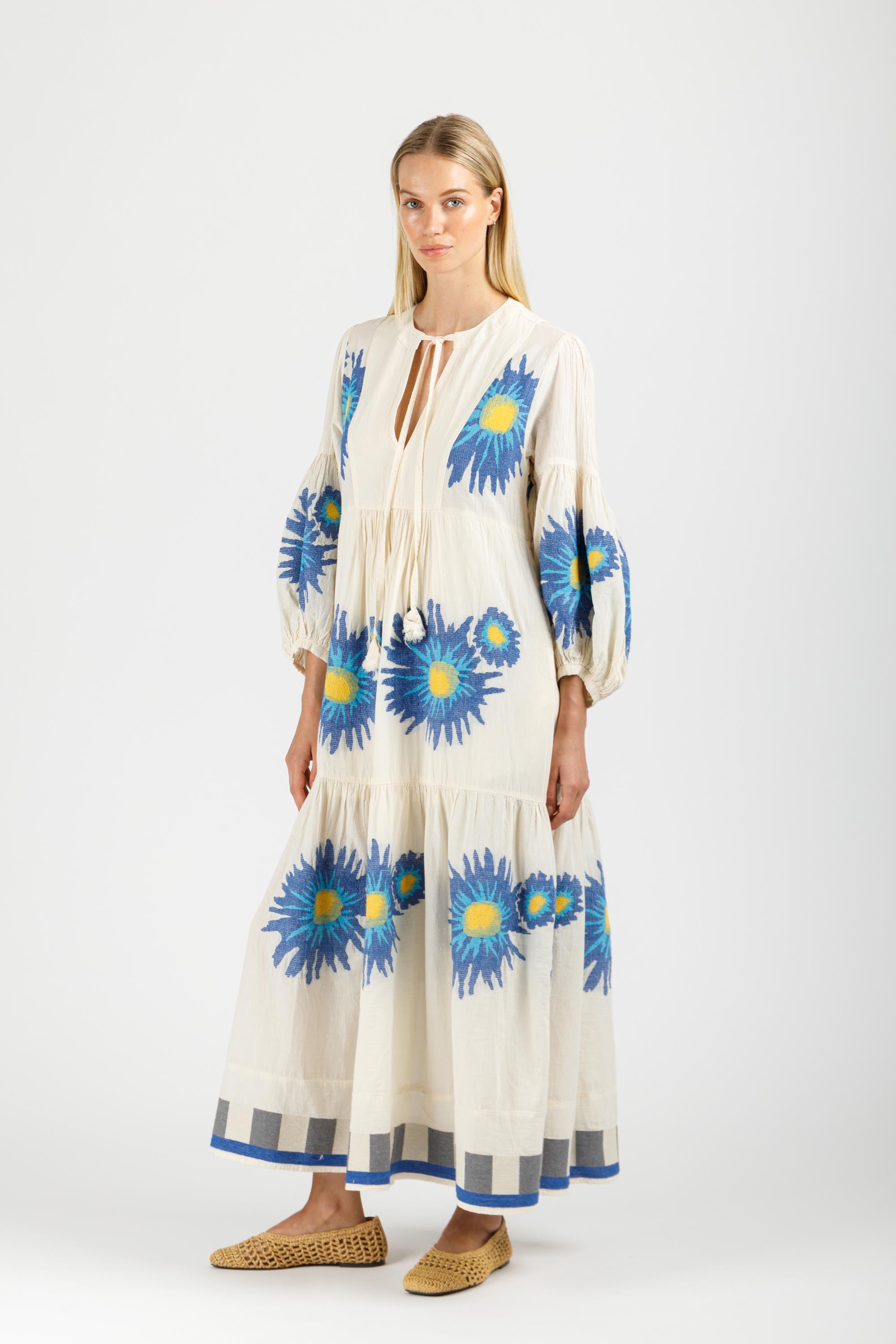 JACQUARD MAXI DRESS