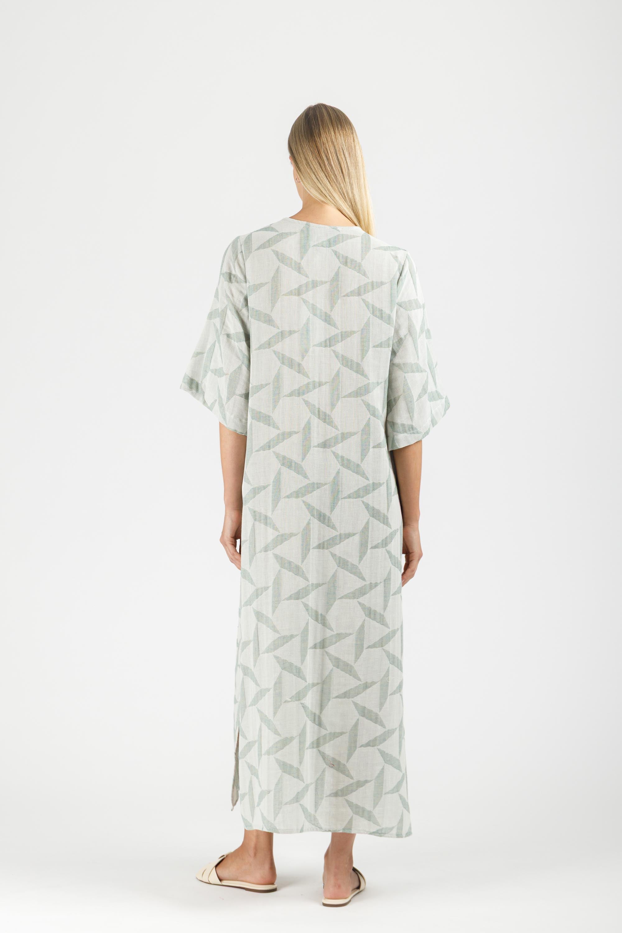 JACQUARD MAXI DRESS