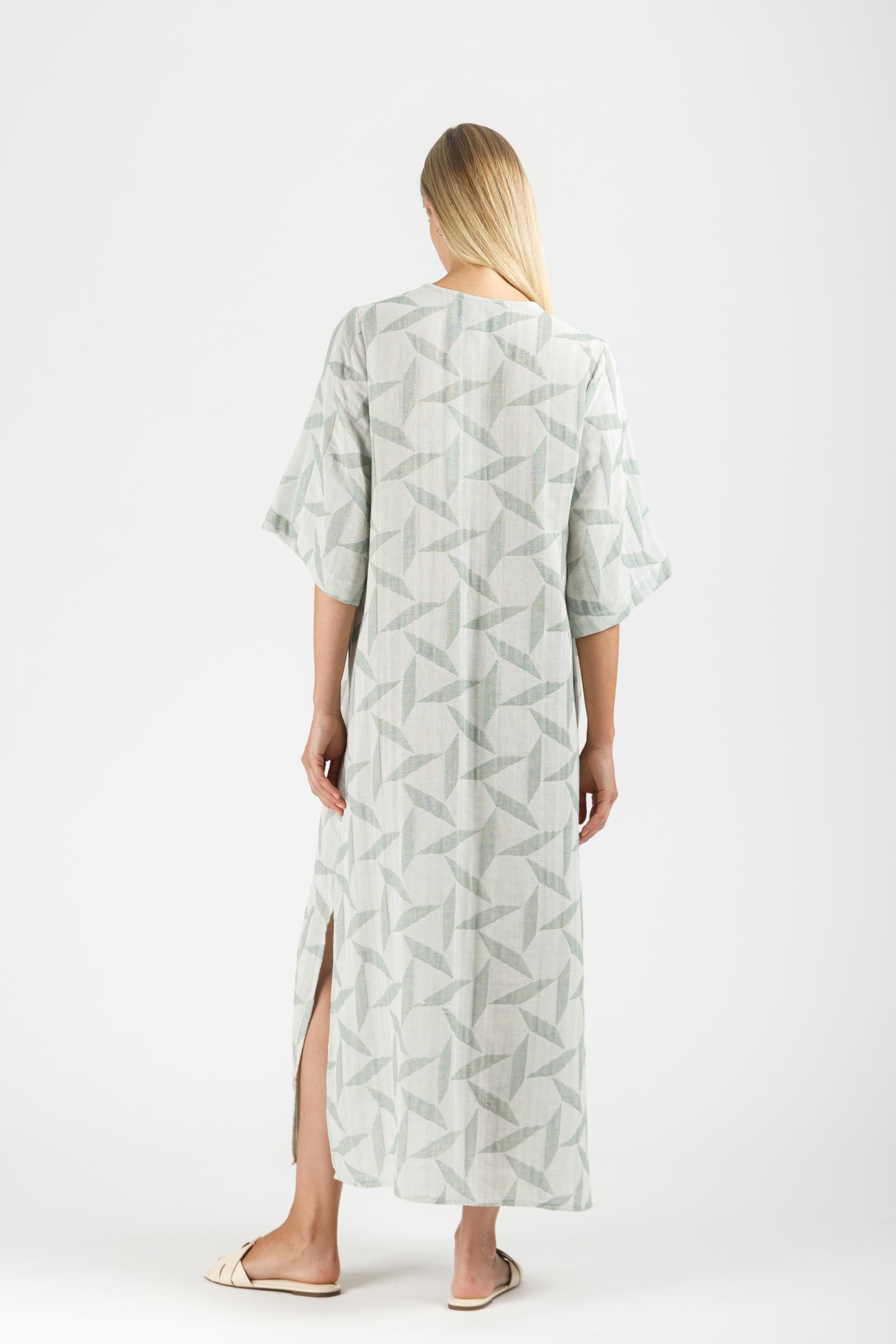 JACQUARD MAXI DRESS