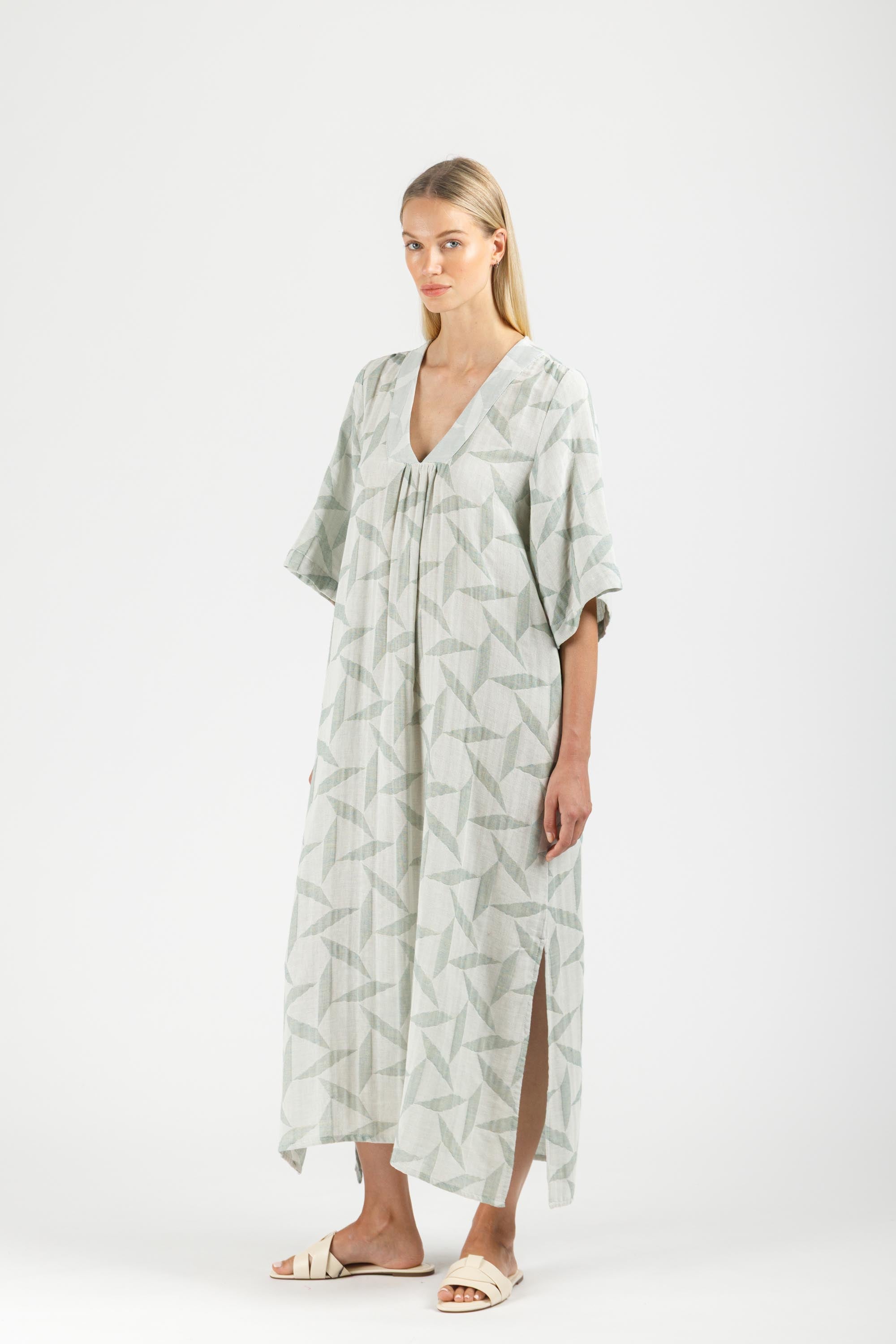 JACQUARD MAXI DRESS