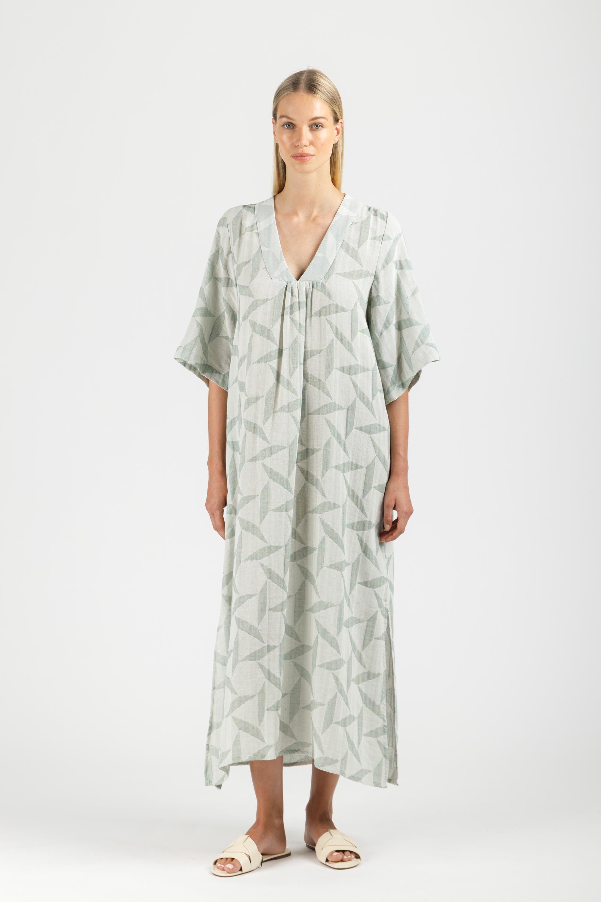 JACQUARD MAXI DRESS