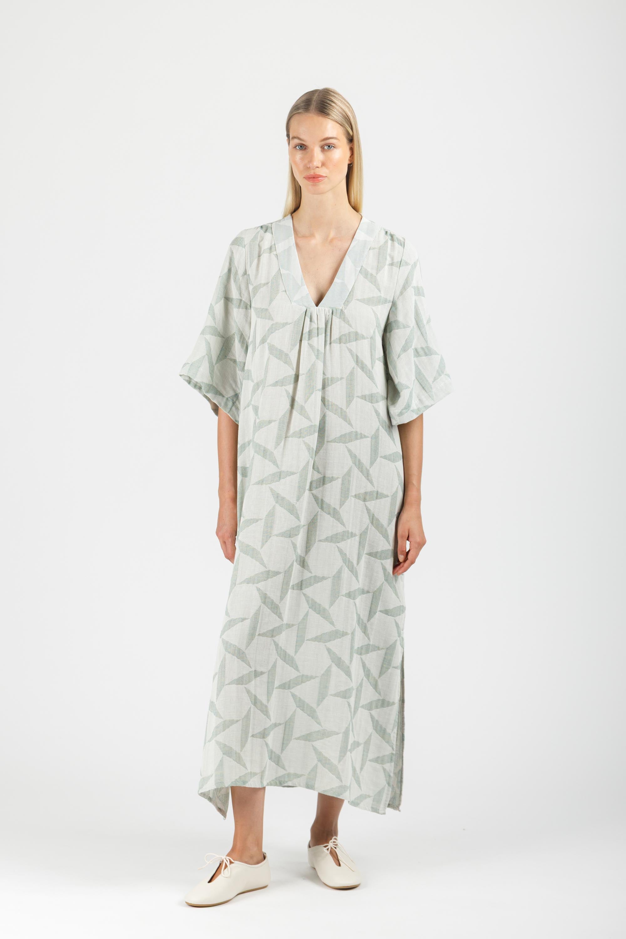 JACQUARD MAXI DRESS