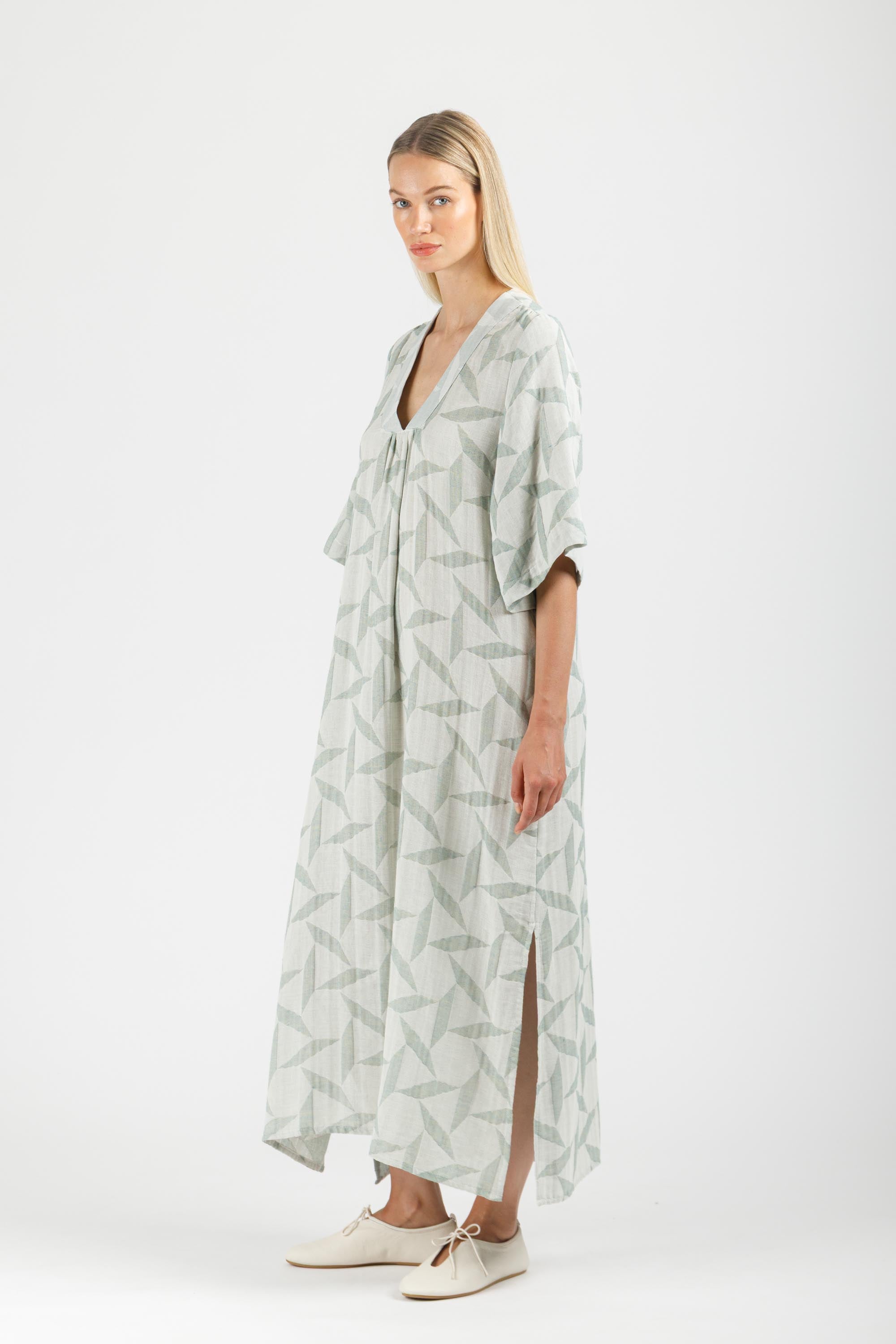 JACQUARD MAXI DRESS