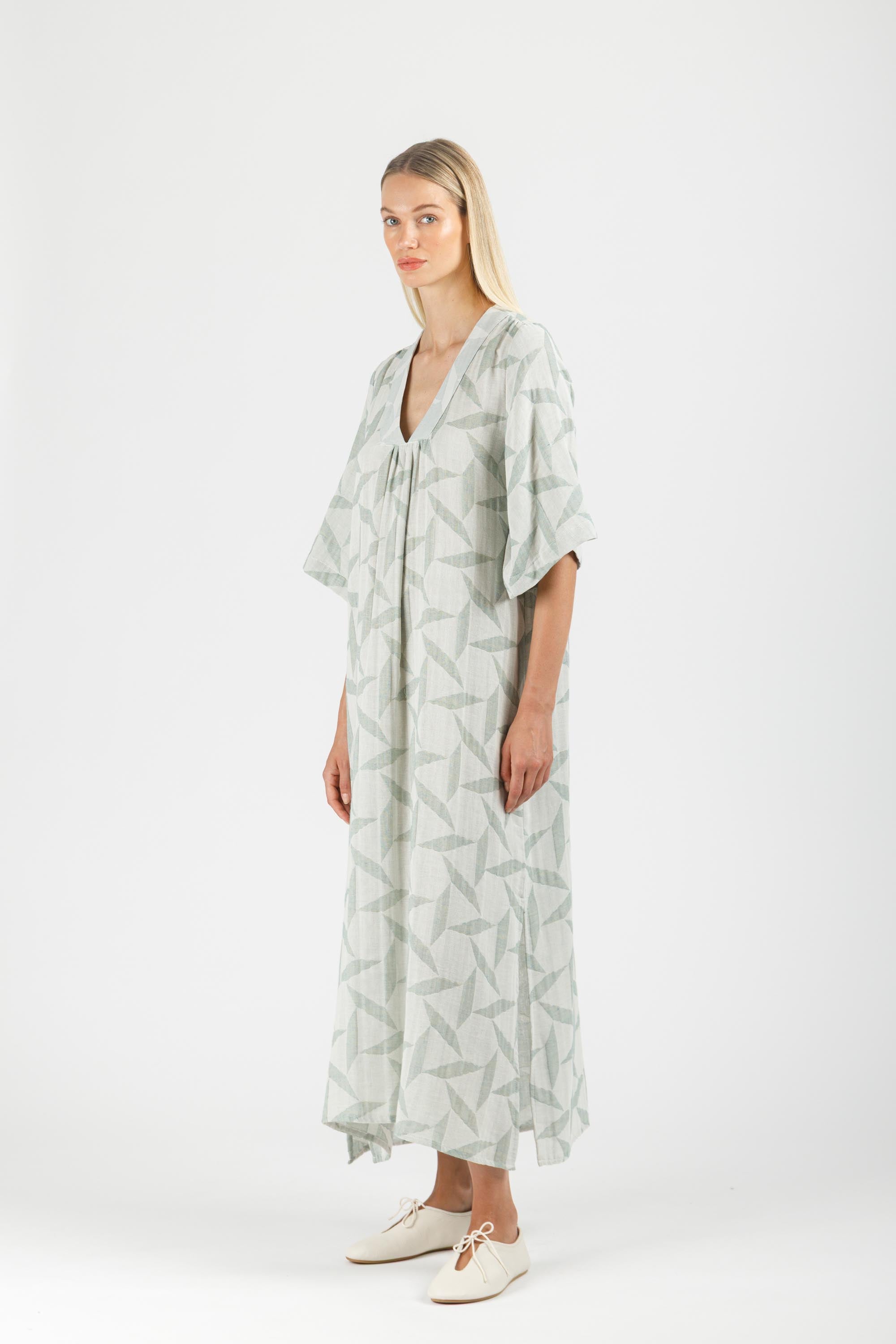 JACQUARD MAXI DRESS
