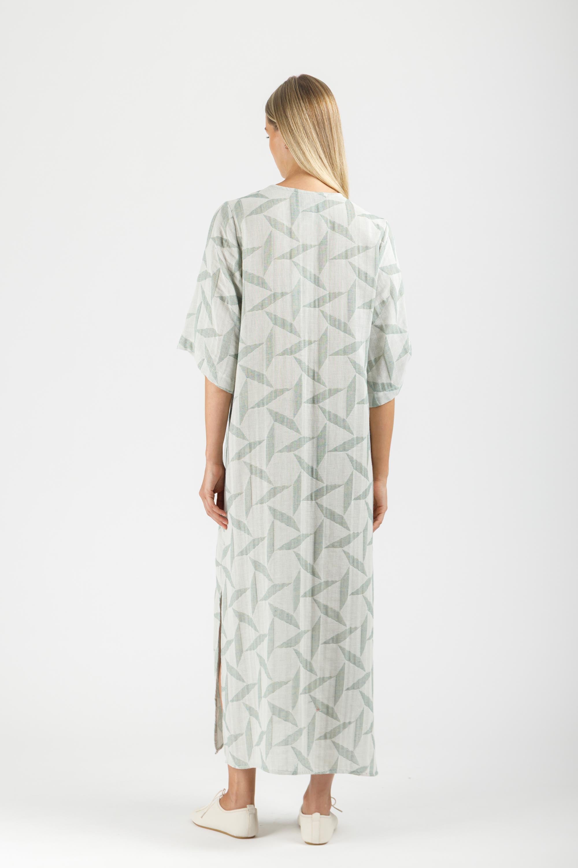 JACQUARD MAXI DRESS