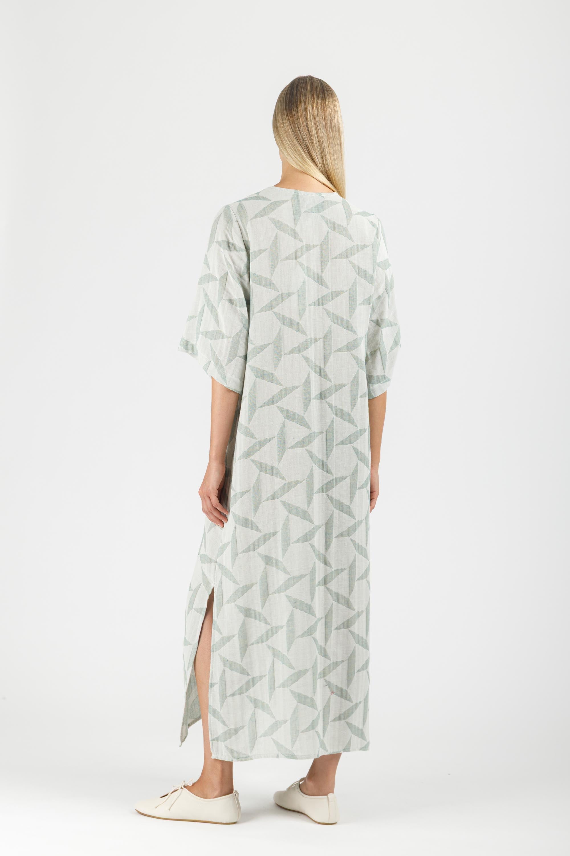 JACQUARD MAXI DRESS