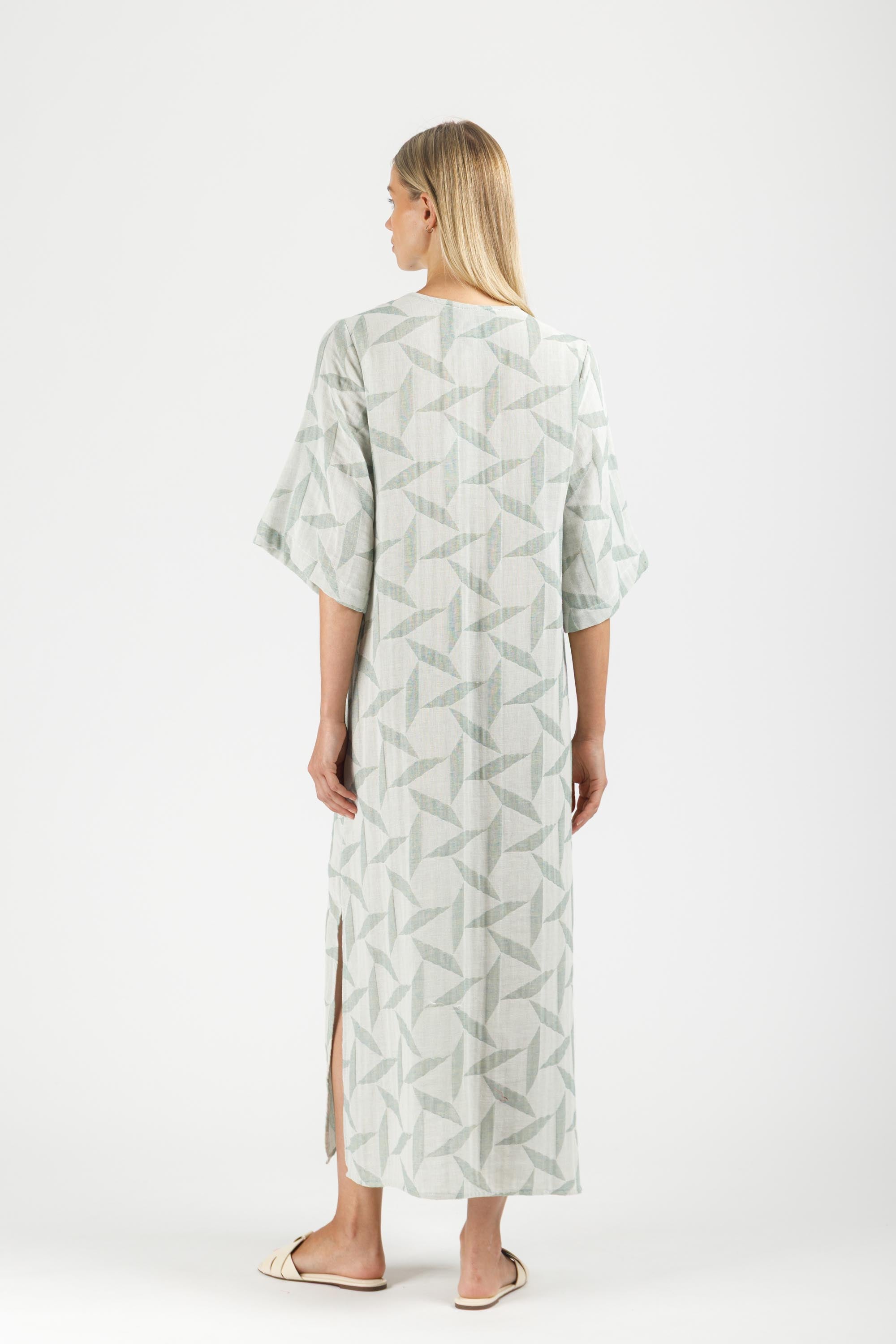 JACQUARD MAXI DRESS