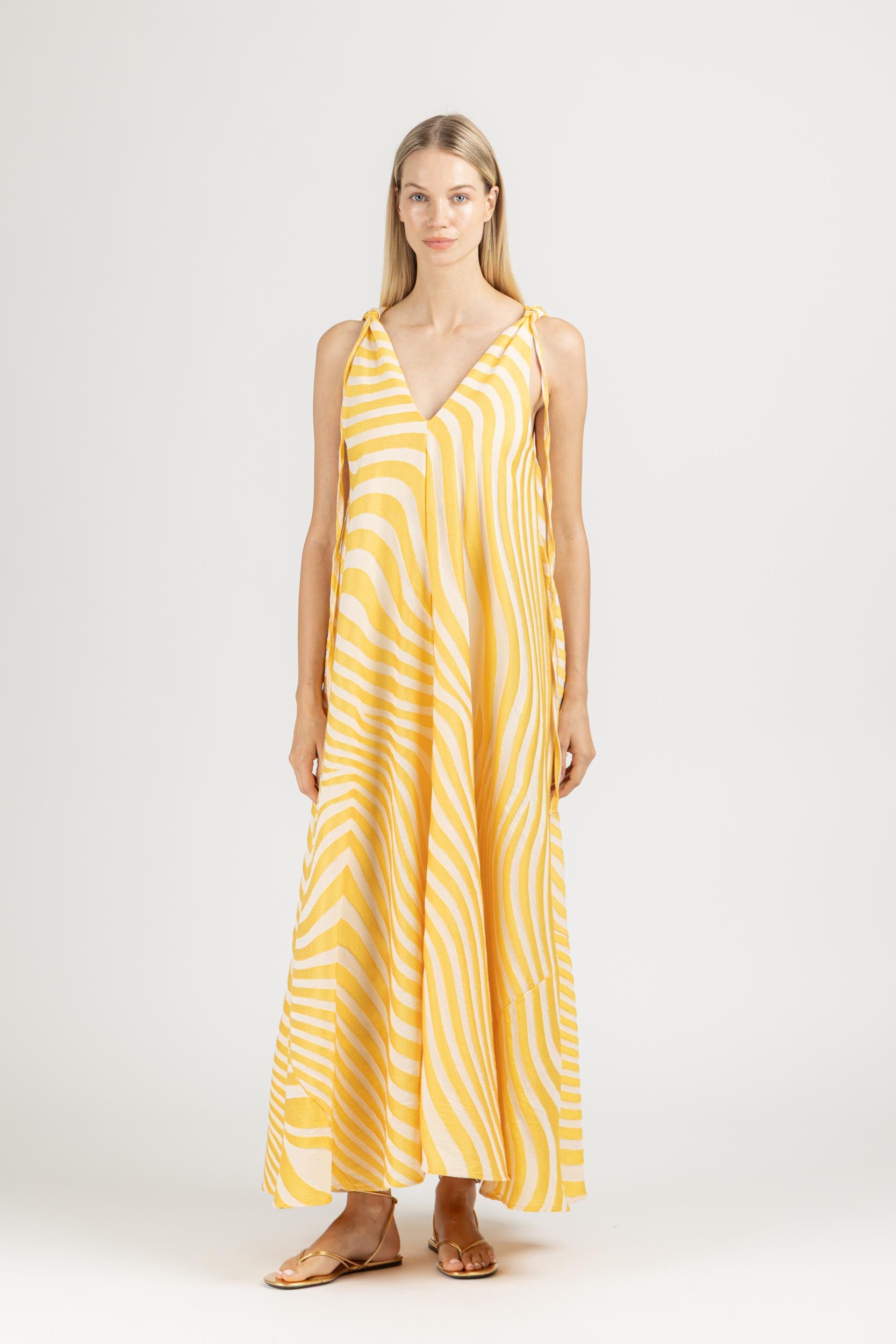 JACQUARD MAXI DRESS