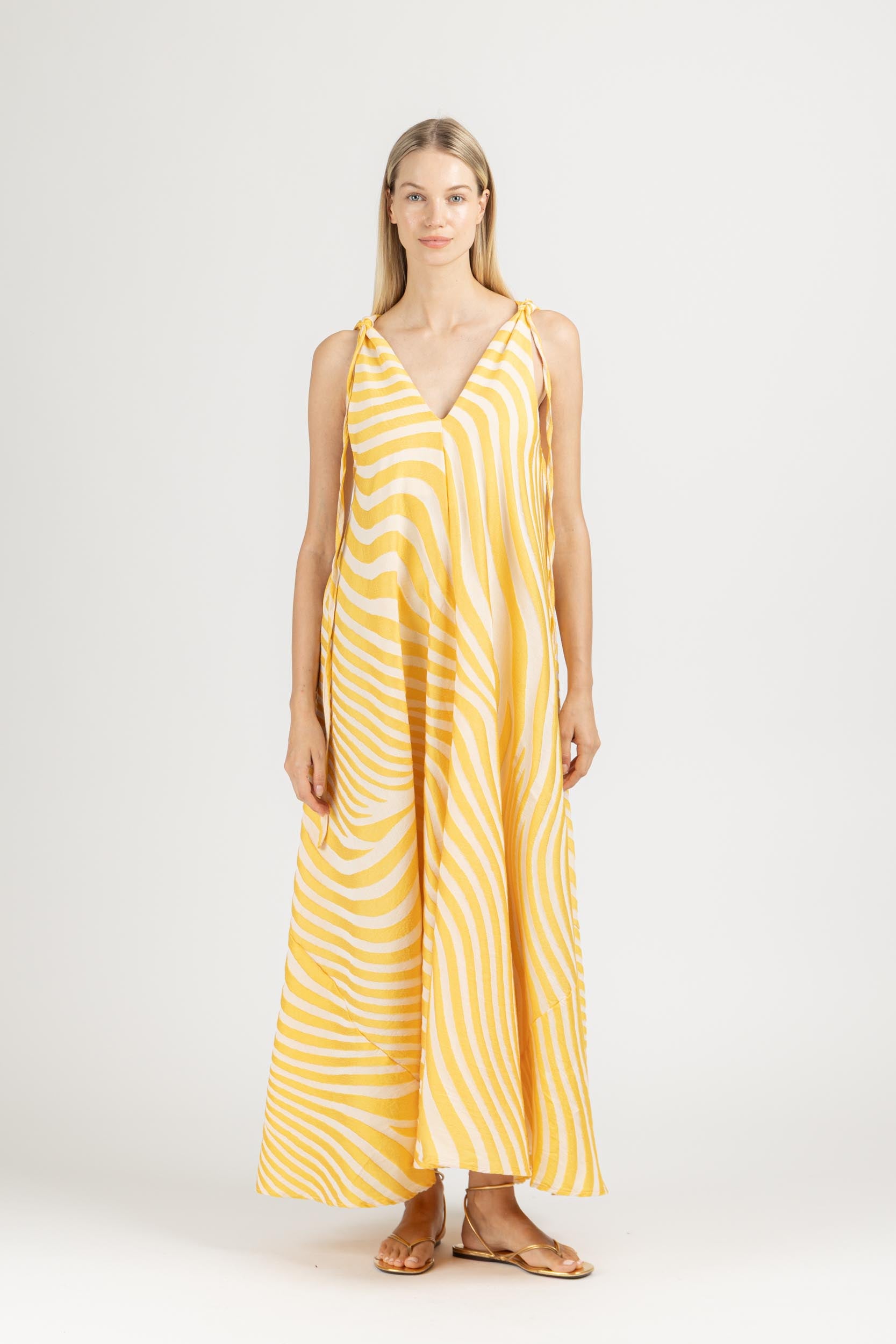 JACQUARD MAXI DRESS