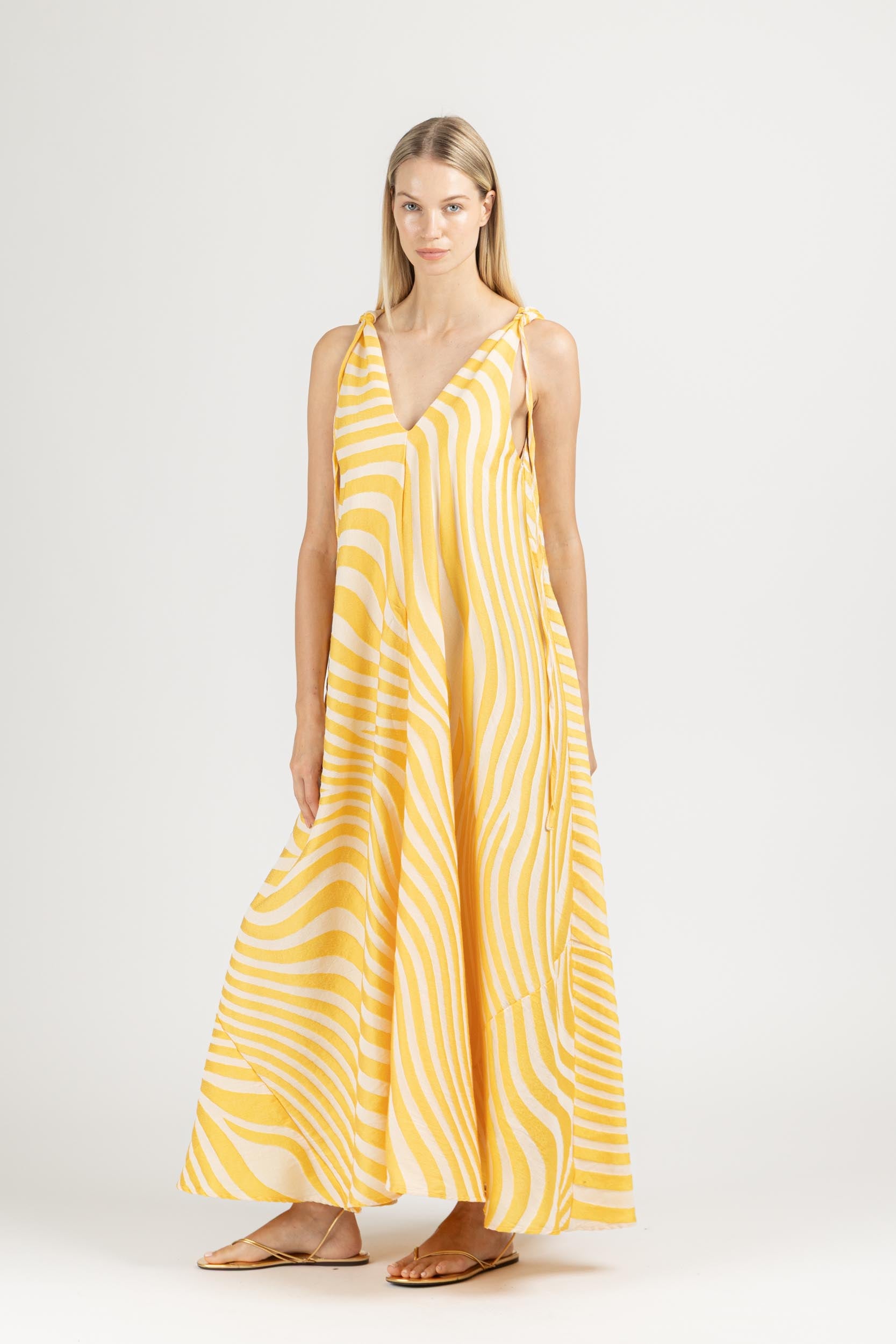JACQUARD MAXI DRESS