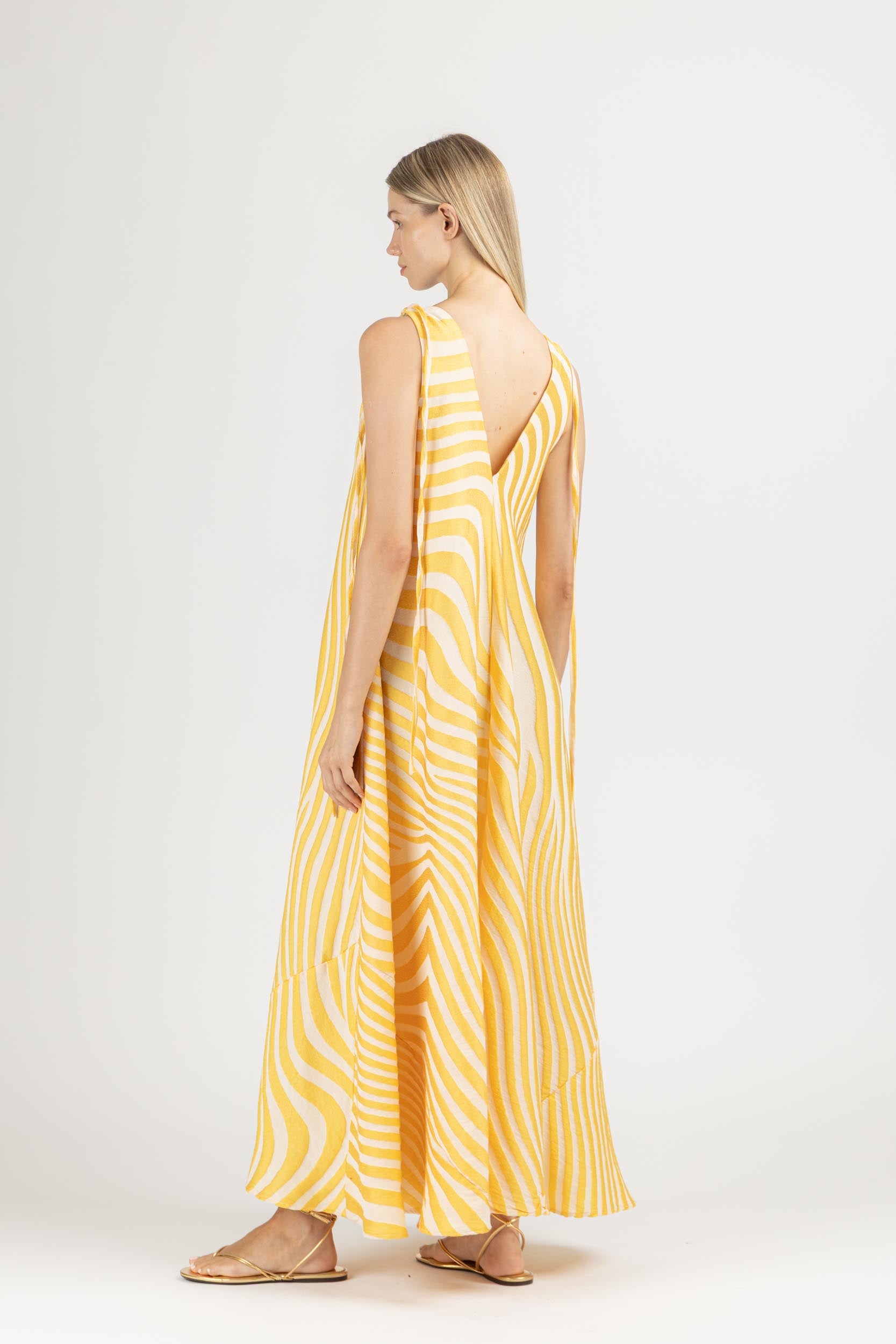 JACQUARD MAXI DRESS