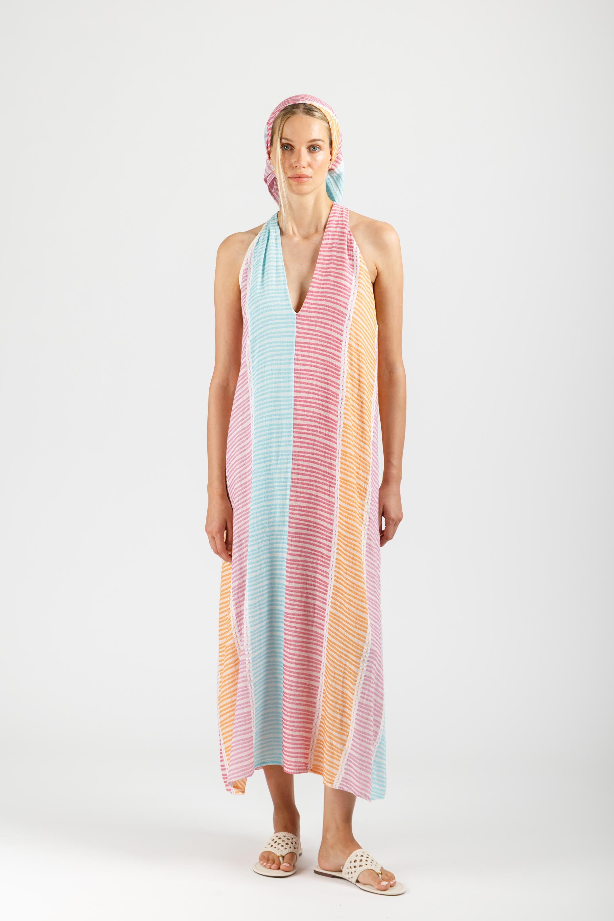 JACQUARD MAXI DRESS