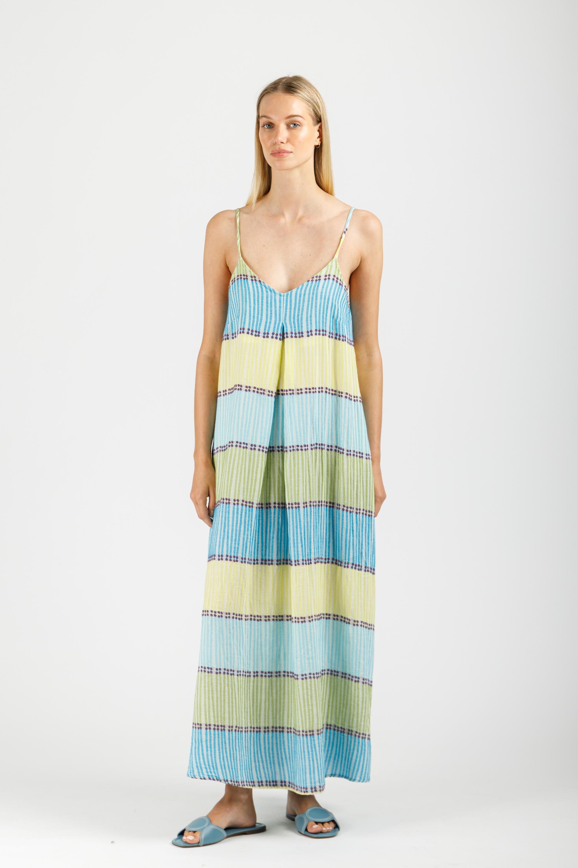 JACQUARD MAXI DRESS