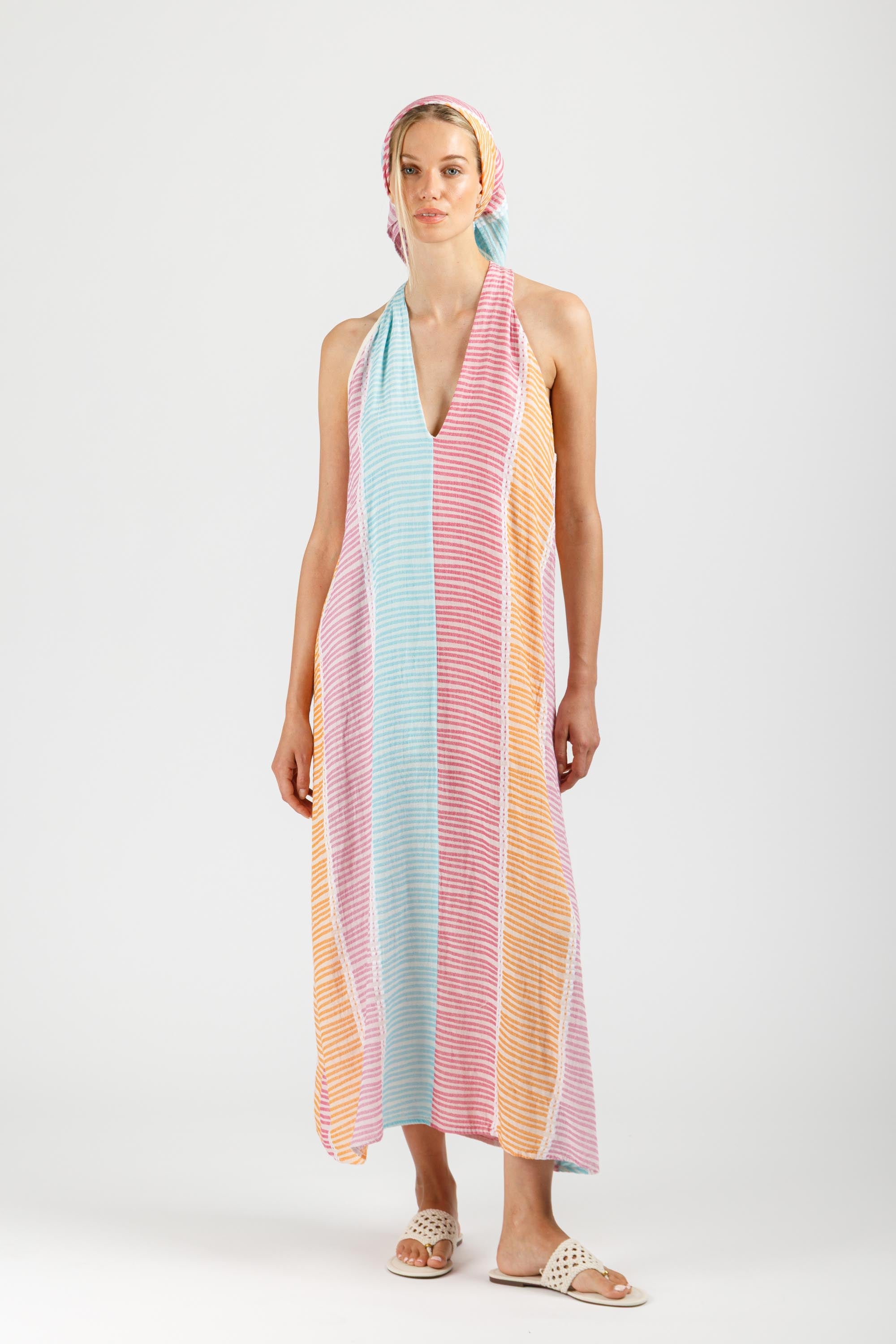 JACQUARD MAXI DRESS