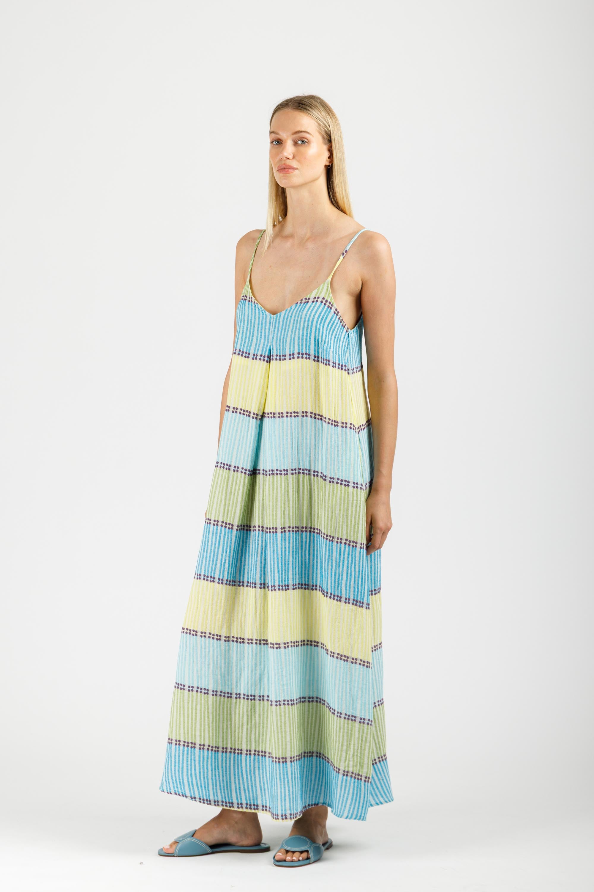 JACQUARD MAXI DRESS