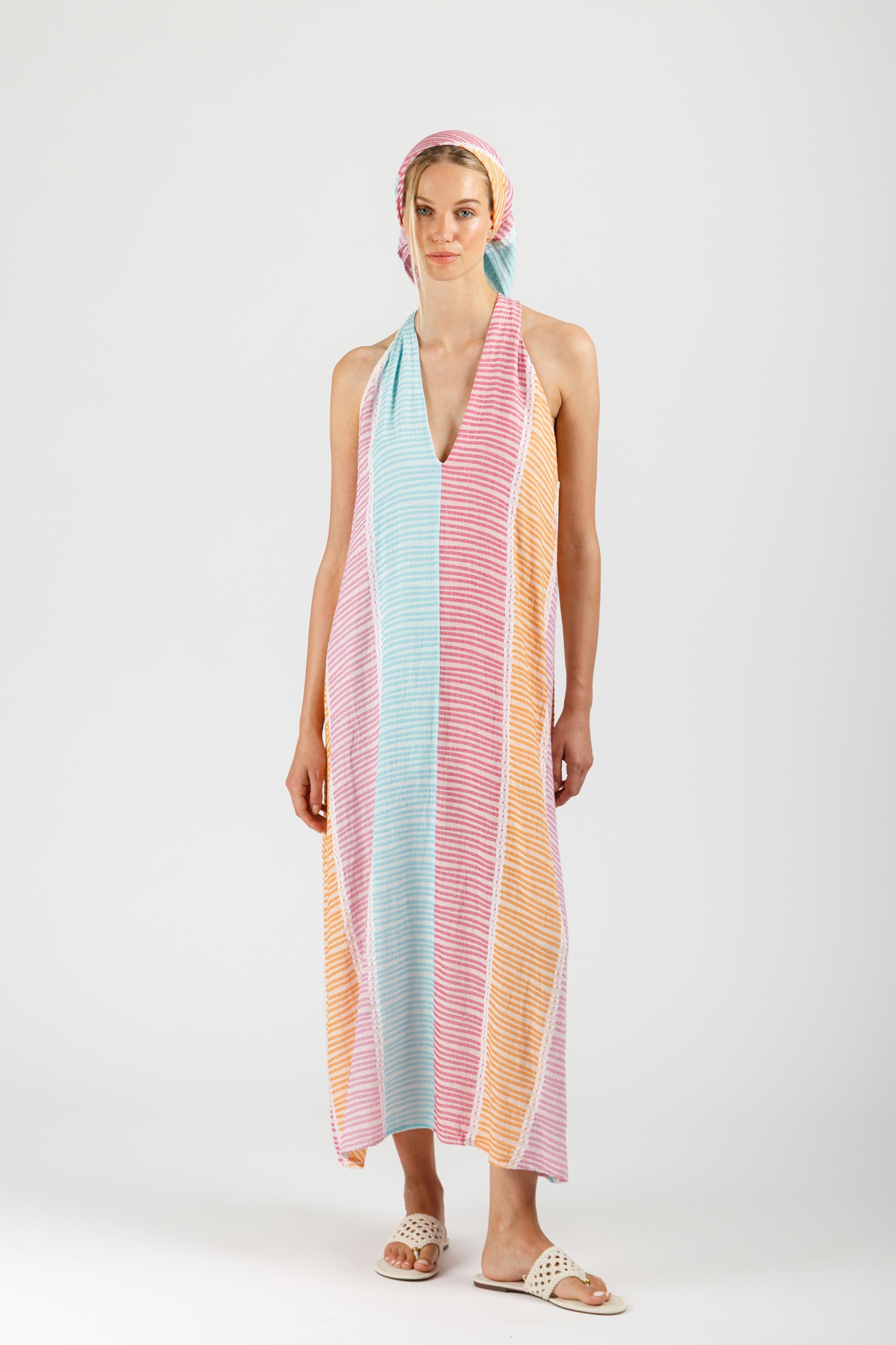 JACQUARD MAXI DRESS