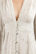 JACQUARD MAXI DRESS