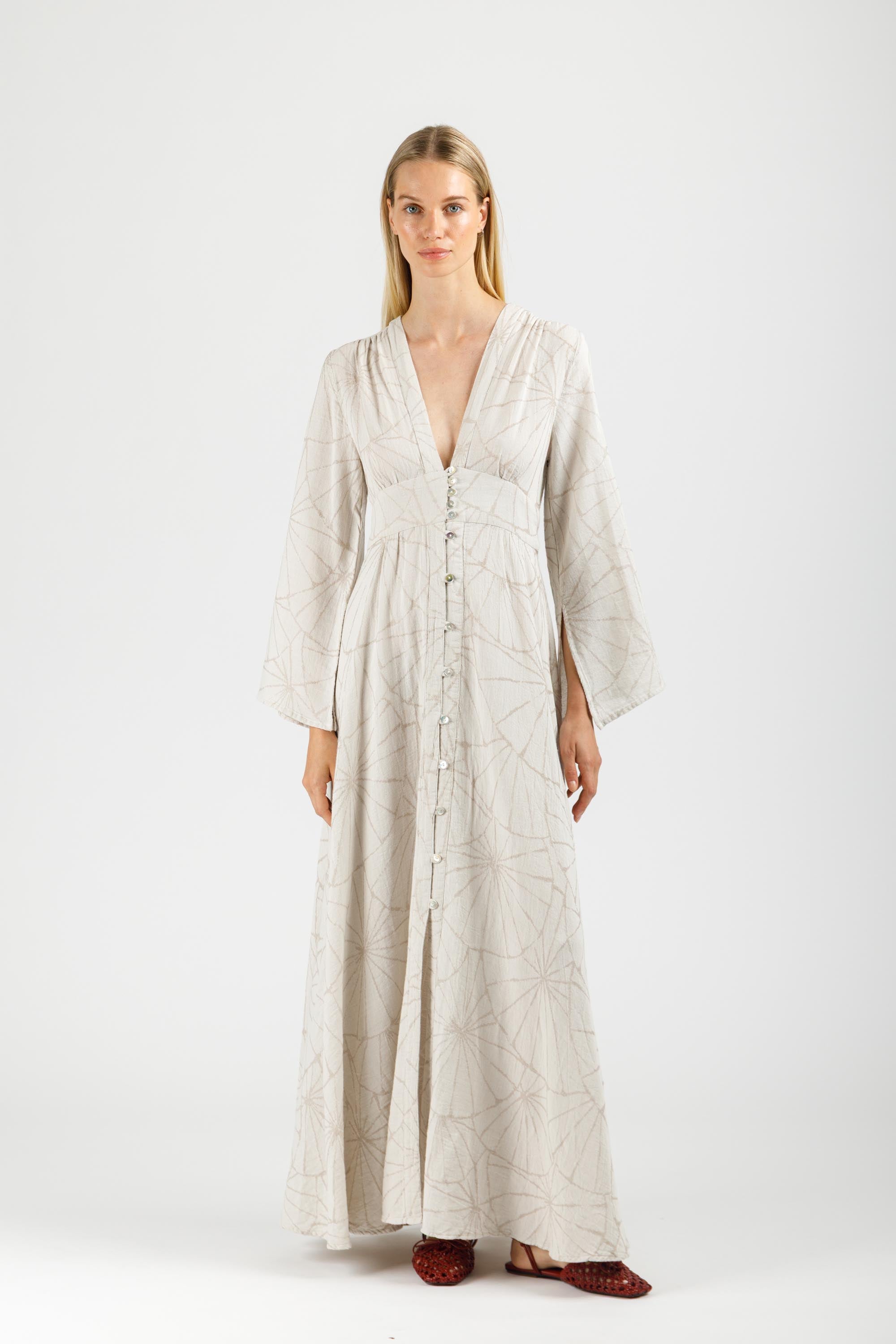 JACQUARD MAXI DRESS