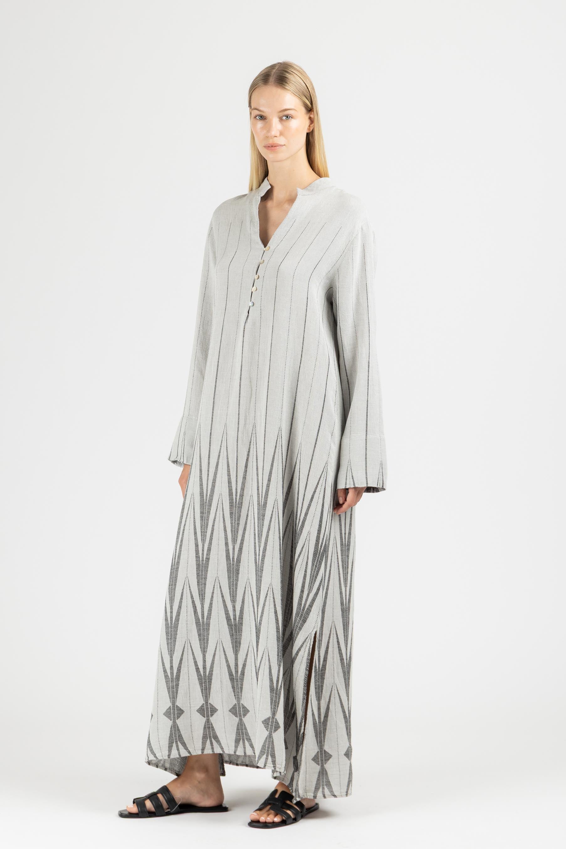JACQUARD MAXI DRESS