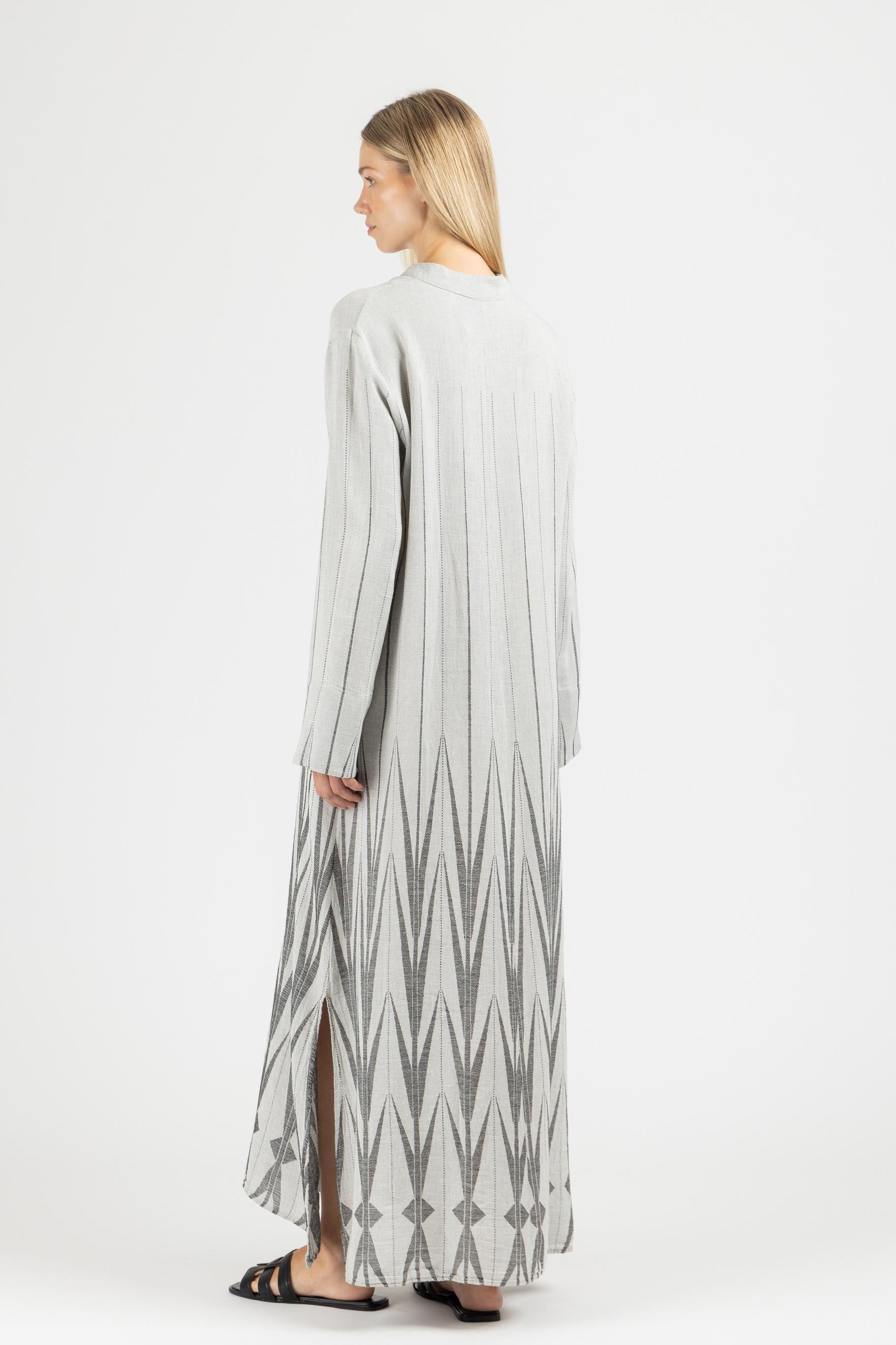 JACQUARD MAXI DRESS