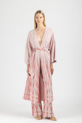 JACQUARD MAXI KIMONO