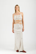 JACQUARD MAXI SKIRT