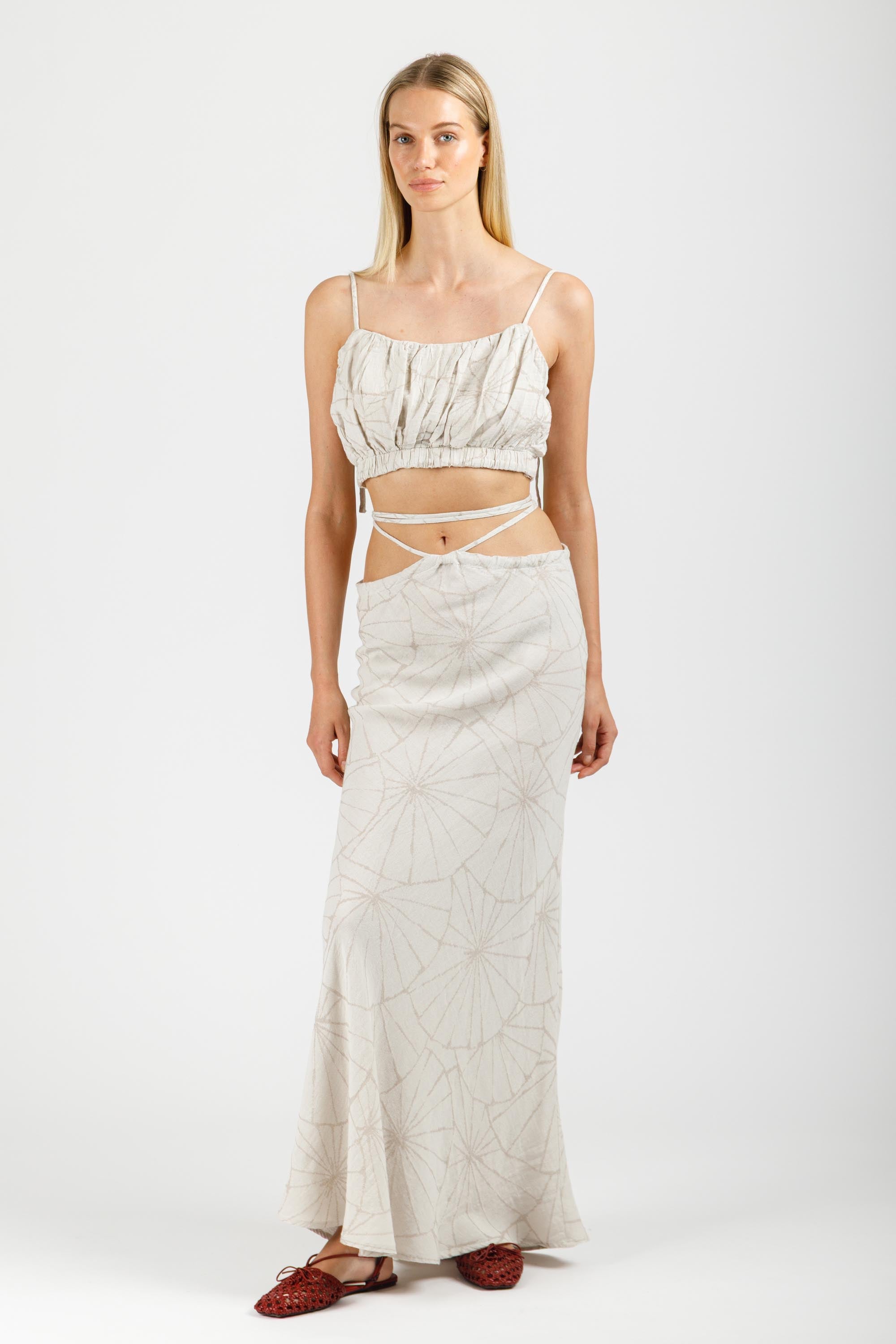 JACQUARD MAXI SKIRT
