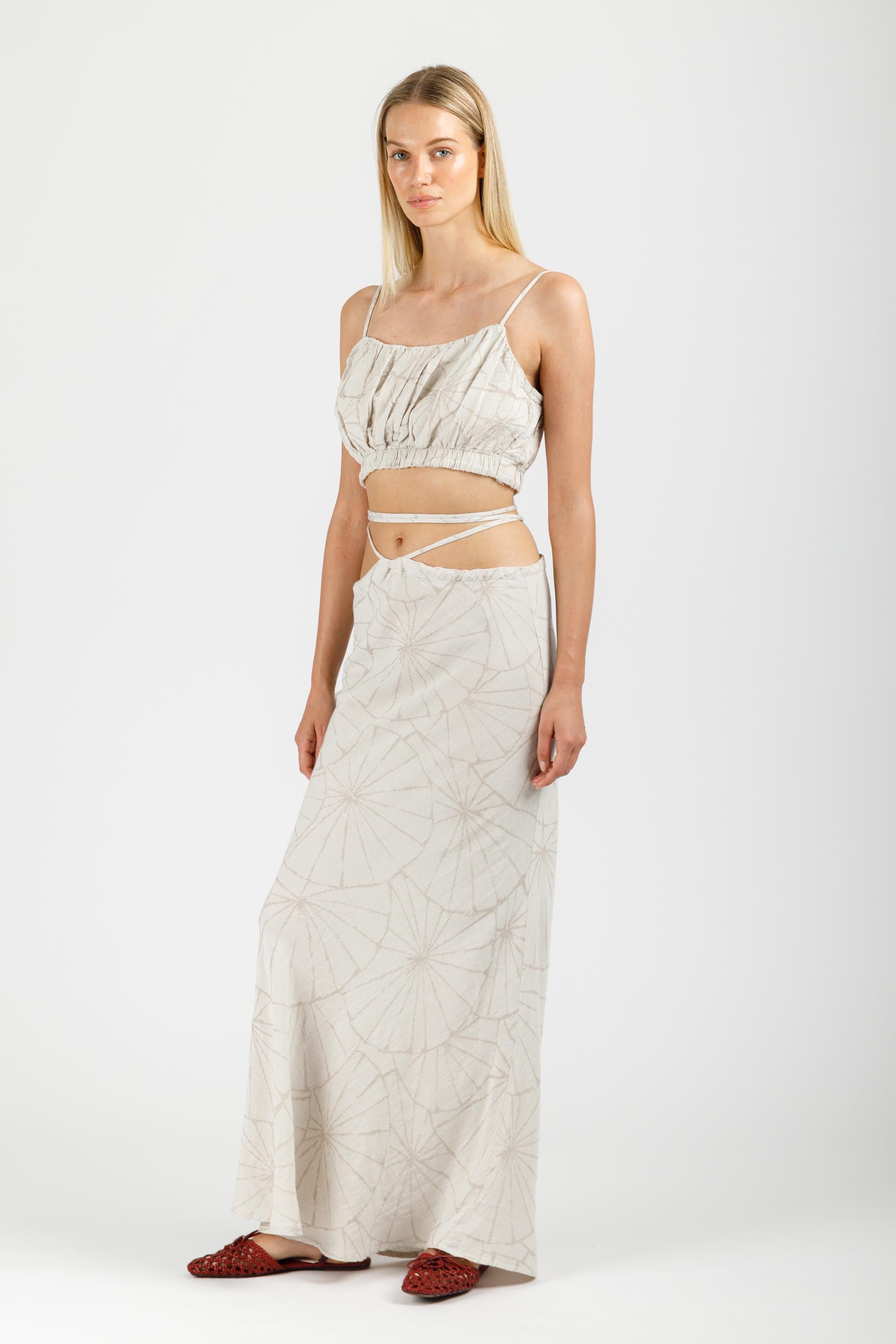 JACQUARD MAXI SKIRT